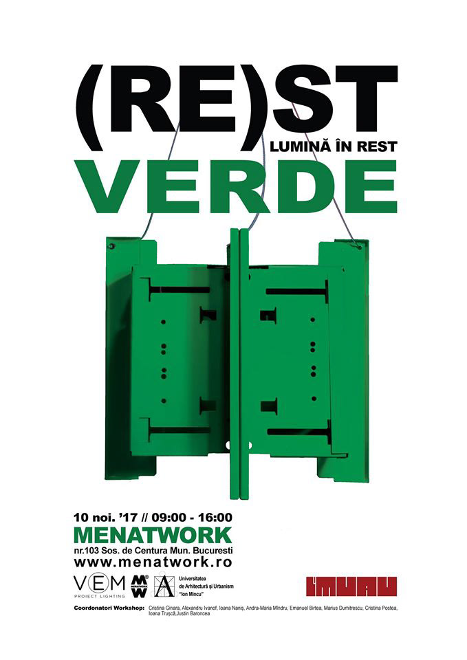 - poster for GREEN LAMPS workshop -