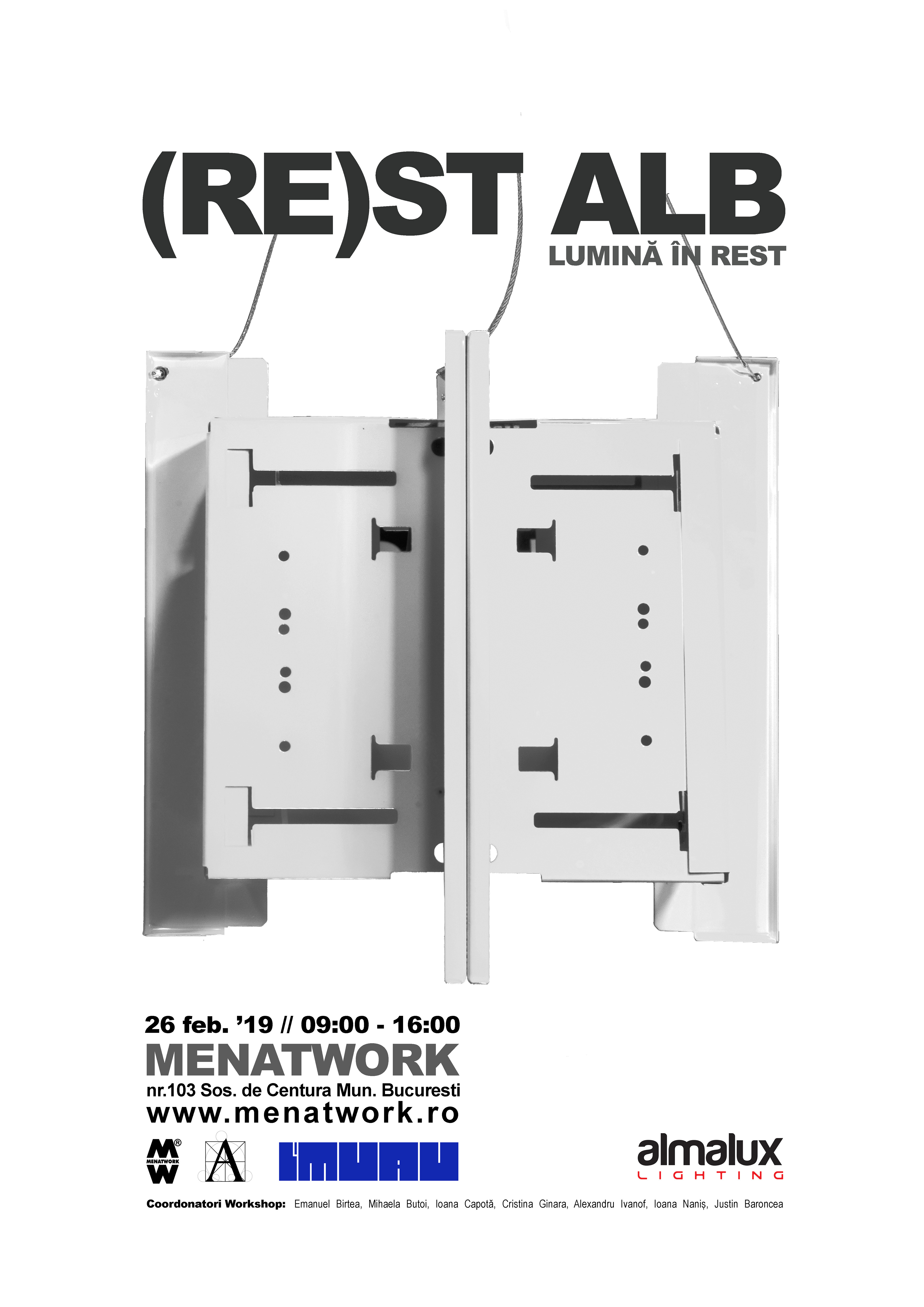 - poster for WHITE LAMPS workshop -