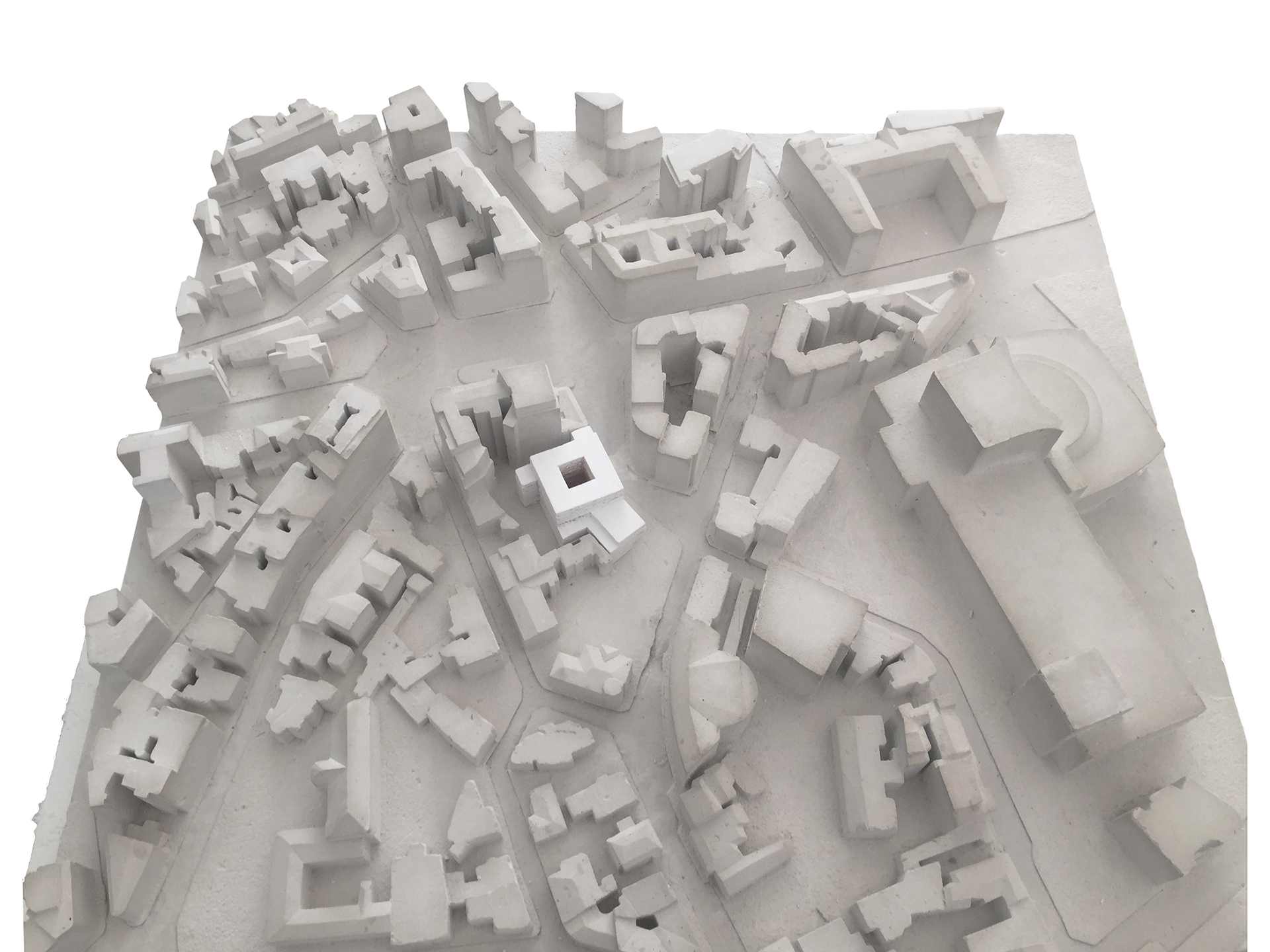 - plaster model -