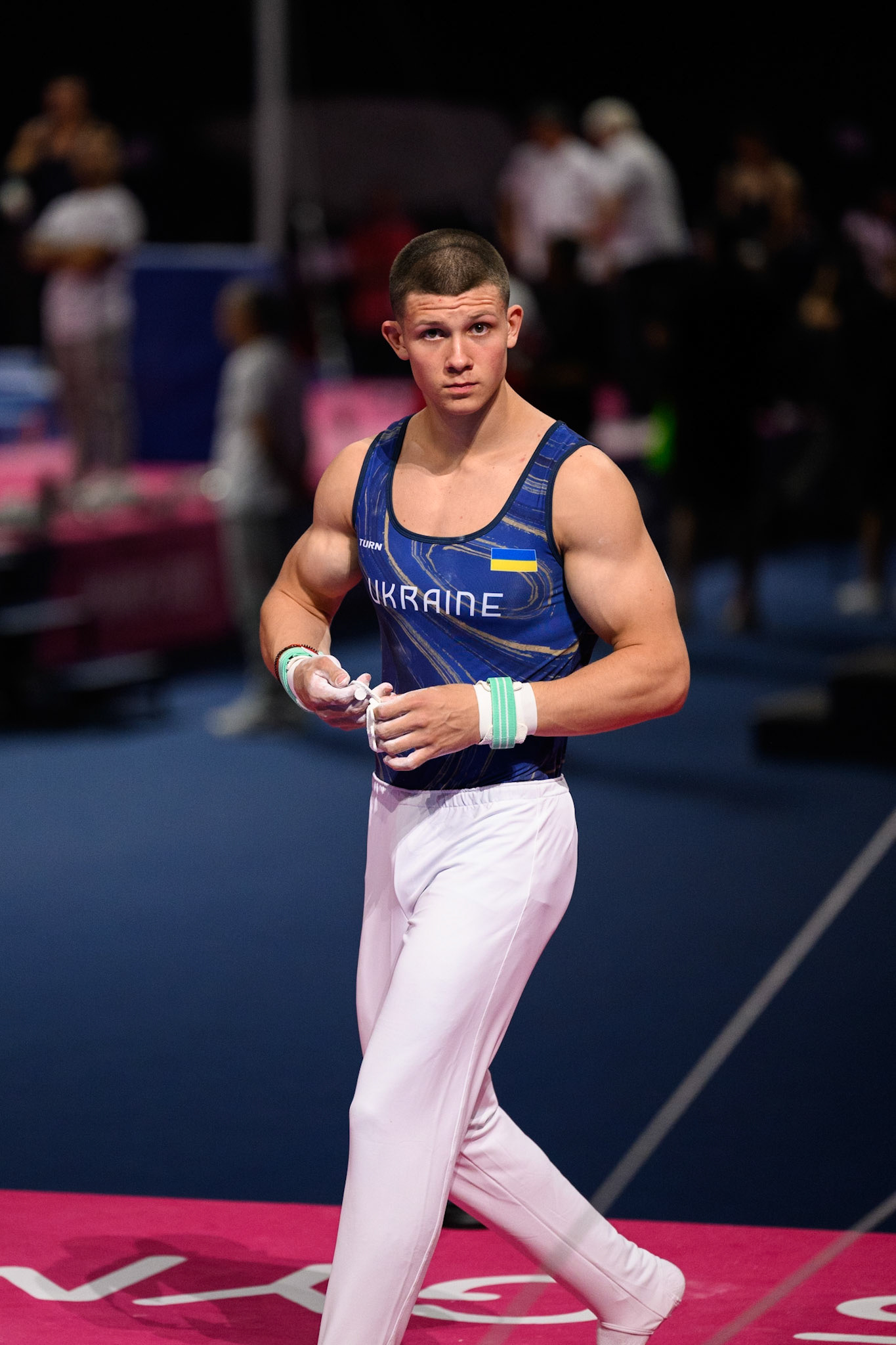 European Championships 2022, Podium Training, Horizontal BarDepicted: Illia KovtunPhoto taken in Munich, DEU on 2022-08-16Photo credits should read: Norman Seibert, CC BY-SA 4.0NIKON Z 9, NIKKOR Z 70-200mm f/2.8 VR S¹⁄₁₆₀₀ Sek. bei ƒ / 2,8File: DSC_3698.NEF