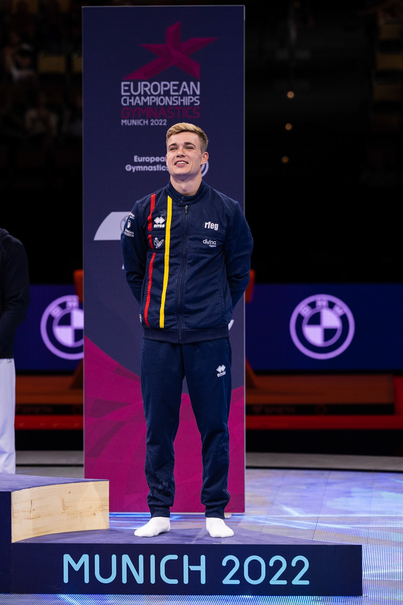 European Championships 2022, Apparatus Final, Horizontal BarDepicted: Joel PlataPhoto taken in Munich, DEU on 2022-08-21Photo credits should read: Norman Seibert, CC BY-SA 4.0NIKON Z 9, NIKKOR Z 70-200mm f/2.8 VR S¹⁄₈₀₀ Sek. bei ƒ / 4,0File: DSC_9459 2.NEF