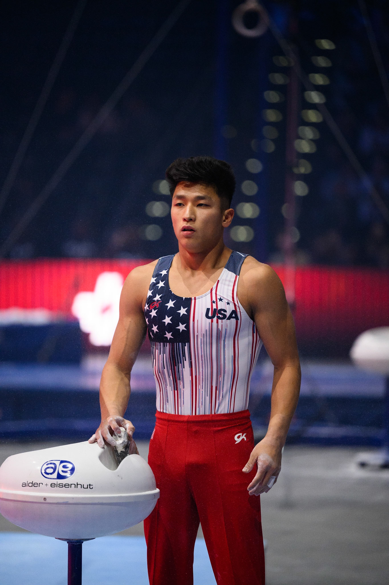 Swiss Cup Zurich 2022, Final, Parallel BarsDepicted: Yul MoldauerPhoto taken in Zurich, SUI on 2022-11-27Photo credits should read: Norman Seibert, CC BY-SA 4.0NIKON Z 9, NIKKOR Z 70-200mm f/2.8 VR S¹⁄₁₆₀₀ Sek. bei ƒ / 2,8File: DSC_2868.NEF