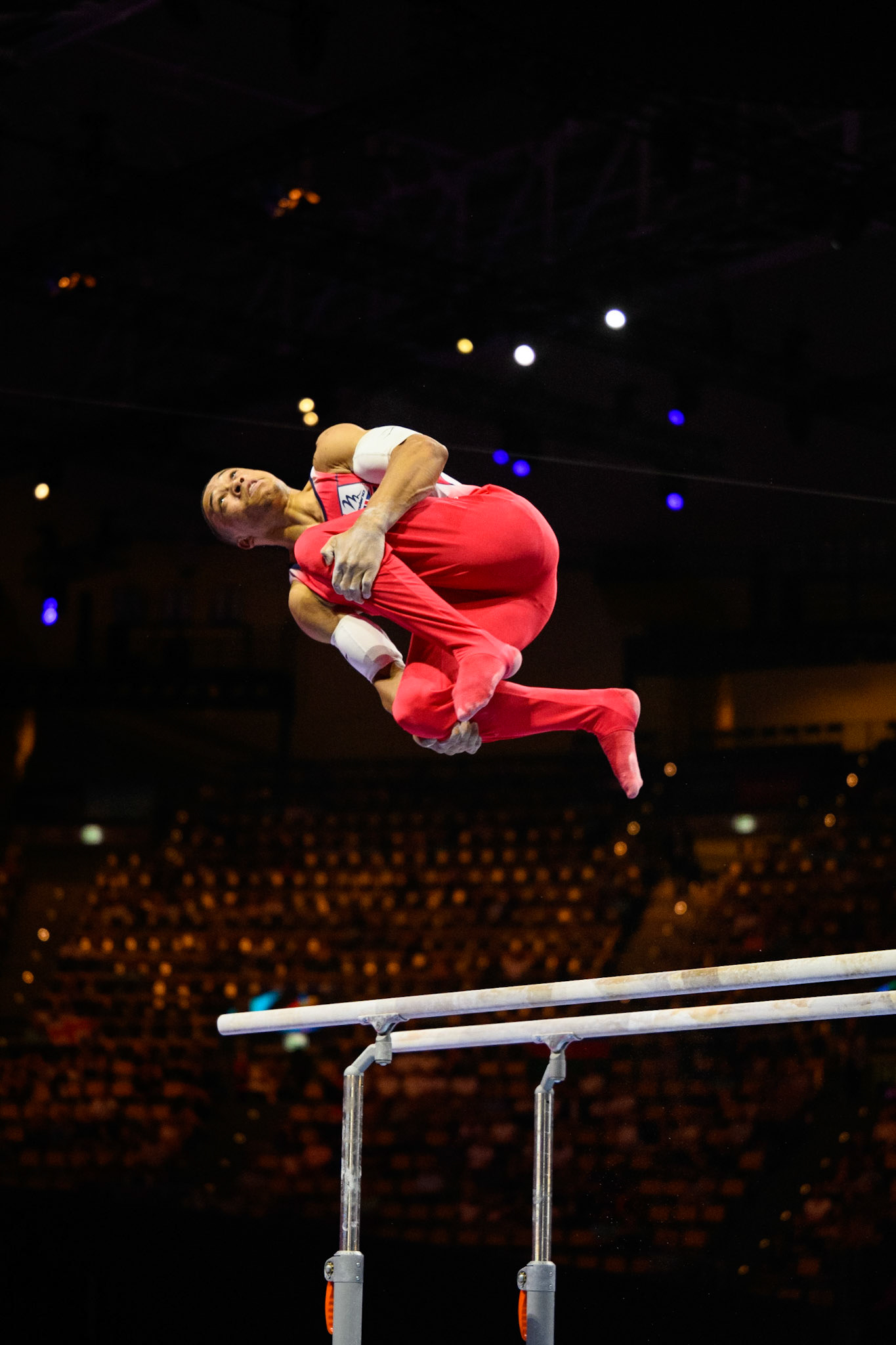 European Championships 2022, Apparatus Final, Parallel BarsDepicted: Joe FraserPhoto taken in Munich, DEU on 2022-08-21Photo credits should read: Norman Seibert, CC BY-SA 4.0NIKON Z 9, NIKKOR Z 70-200mm f/2.8 VR S¹⁄₁₆₀₀ Sek. bei ƒ / 2,8File: DSC_5689.NEF