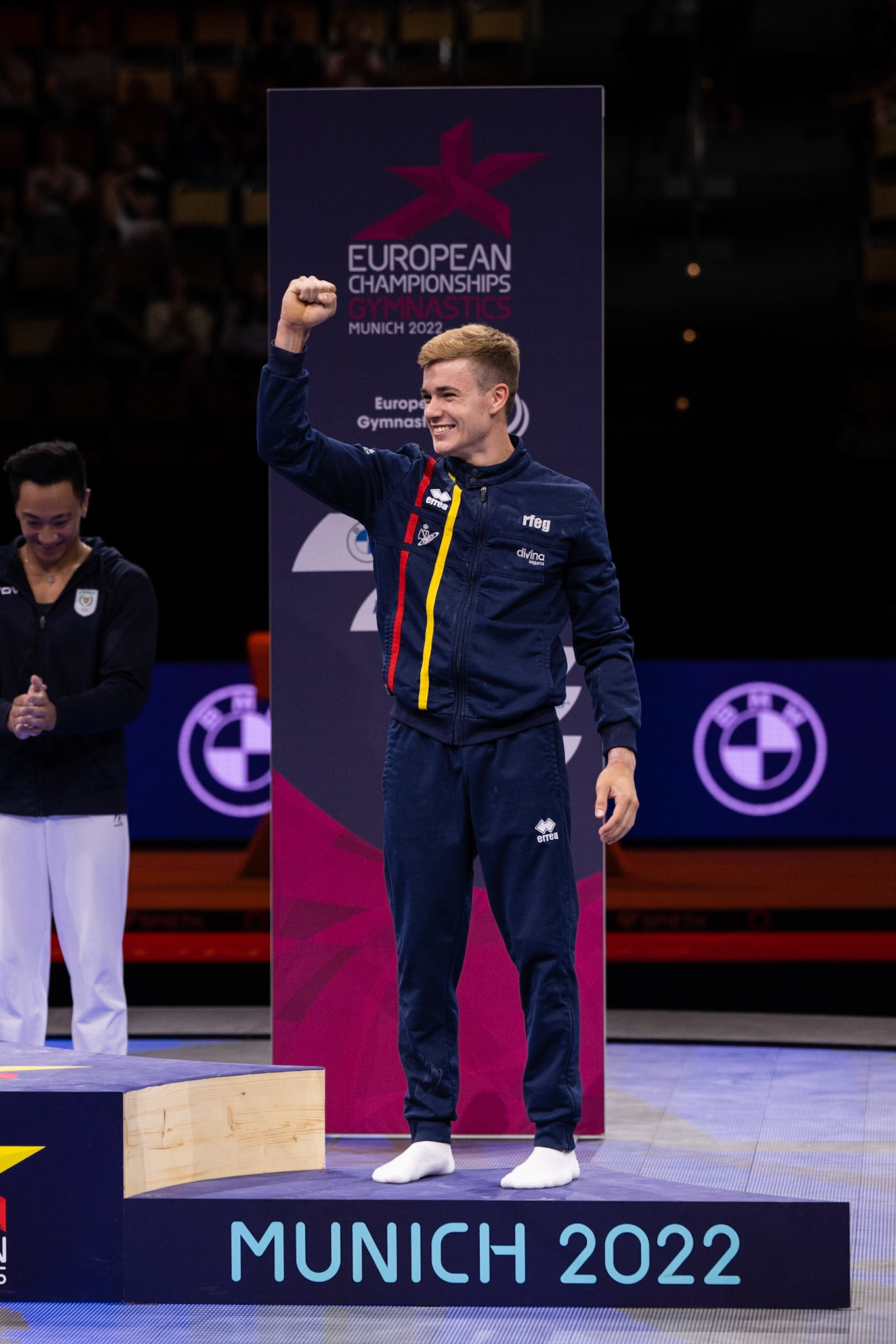 European Championships 2022, Apparatus Final, Horizontal BarDepicted: Joel PlataPhoto taken in Munich, DEU on 2022-08-21Photo credits should read: Norman Seibert, CC BY-SA 4.0NIKON Z 9, NIKKOR Z 70-200mm f/2.8 VR S¹⁄₈₀₀ Sek. bei ƒ / 4,0File: DSC_9448 2.NEF