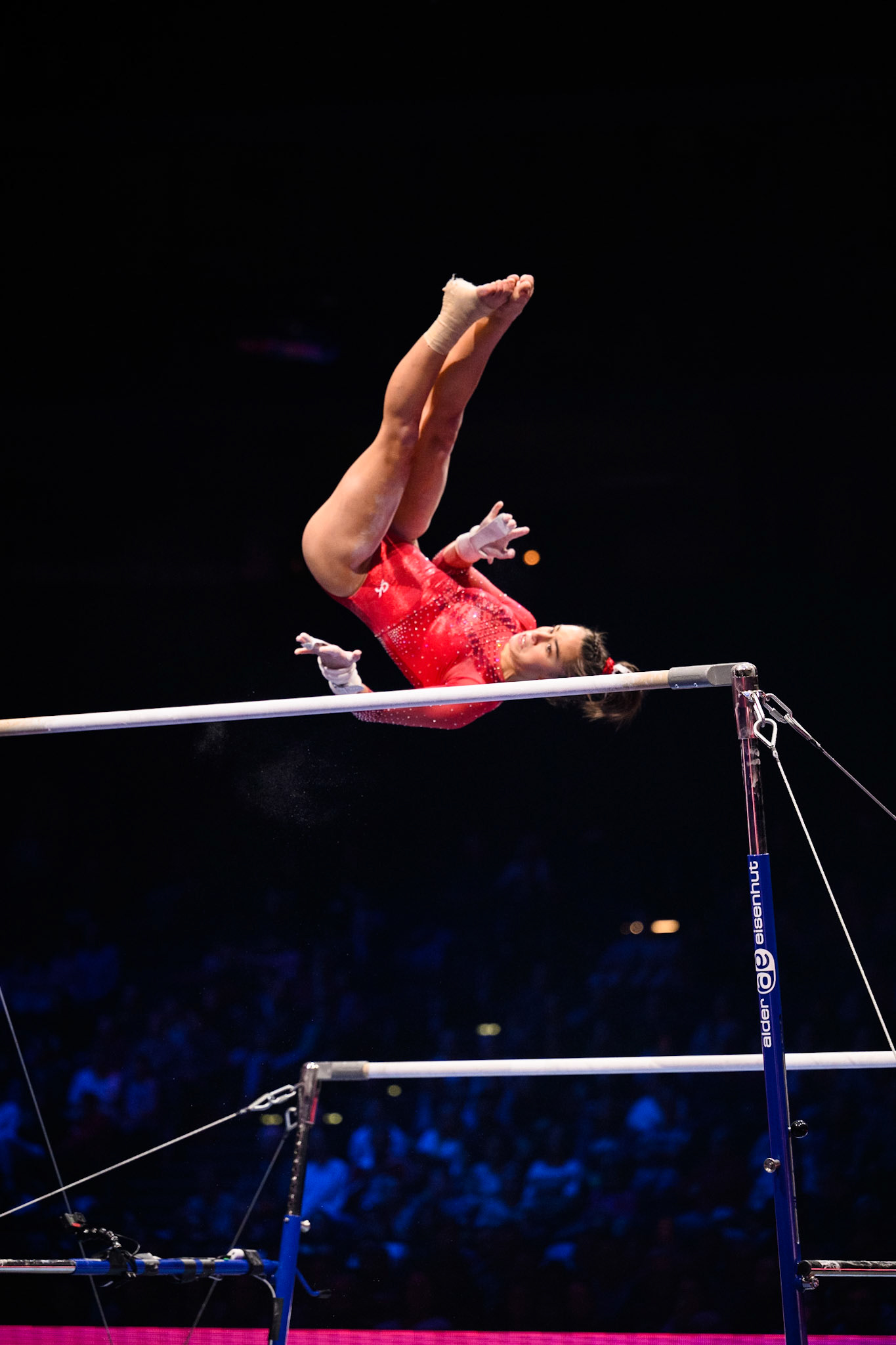 Swiss Cup Zurich 2022, Final, Uneven BarsDepicted: Addison FattaPhoto taken in Zurich, SUI on 2022-11-27Photo credits should read: Norman Seibert, CC BY-SA 4.0NIKON Z 9, NIKKOR Z 70-200mm f/2.8 VR S¹⁄₁₆₀₀ Sek. bei ƒ / 2,8File: DSC_3101.NEF