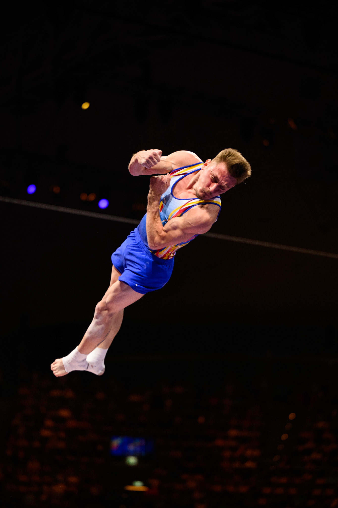 European Championships 2022, Apparatus Final, VaultDepicted: Robert BurtanetePhoto taken in Munich, DEU on 2022-08-21Photo credits should read: Norman Seibert, CC BY-SA 4.0NIKON Z 9, NIKKOR Z 70-200mm f/2.8 VR S¹⁄₁₆₀₀ Sek. bei ƒ / 2,8File: DSC_3902.NEF