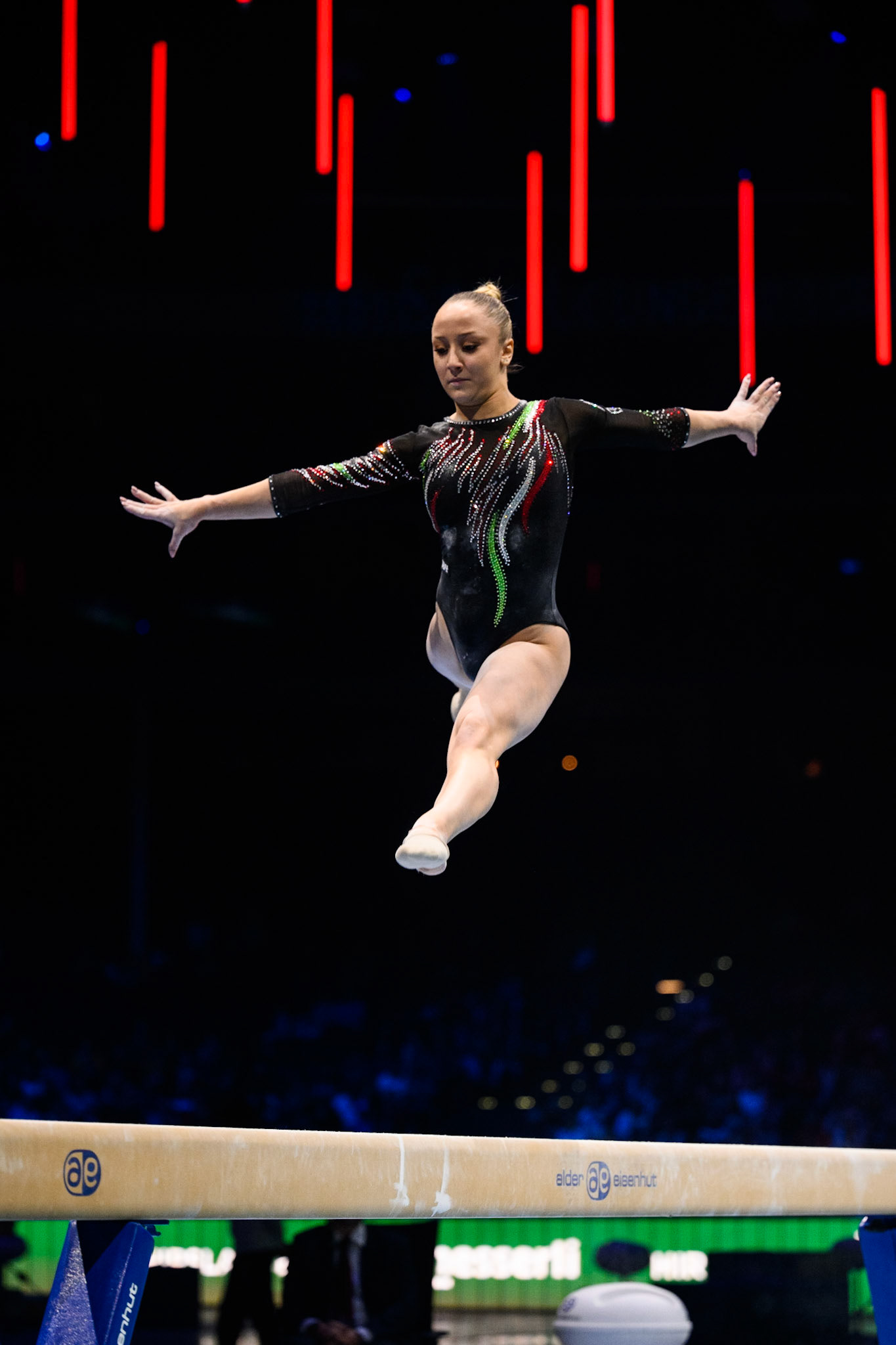 Swiss Cup Zurich 2022, Final, Balance BeamDepicted: Martina MaggioPhoto taken in Zurich, SUI on 2022-11-27Photo credits should read: Norman Seibert, CC BY-SA 4.0NIKON Z 9, NIKKOR Z 70-200mm f/2.8 VR S¹⁄₁₆₀₀ Sek. bei ƒ / 2,8File: DSC_3277.NEF