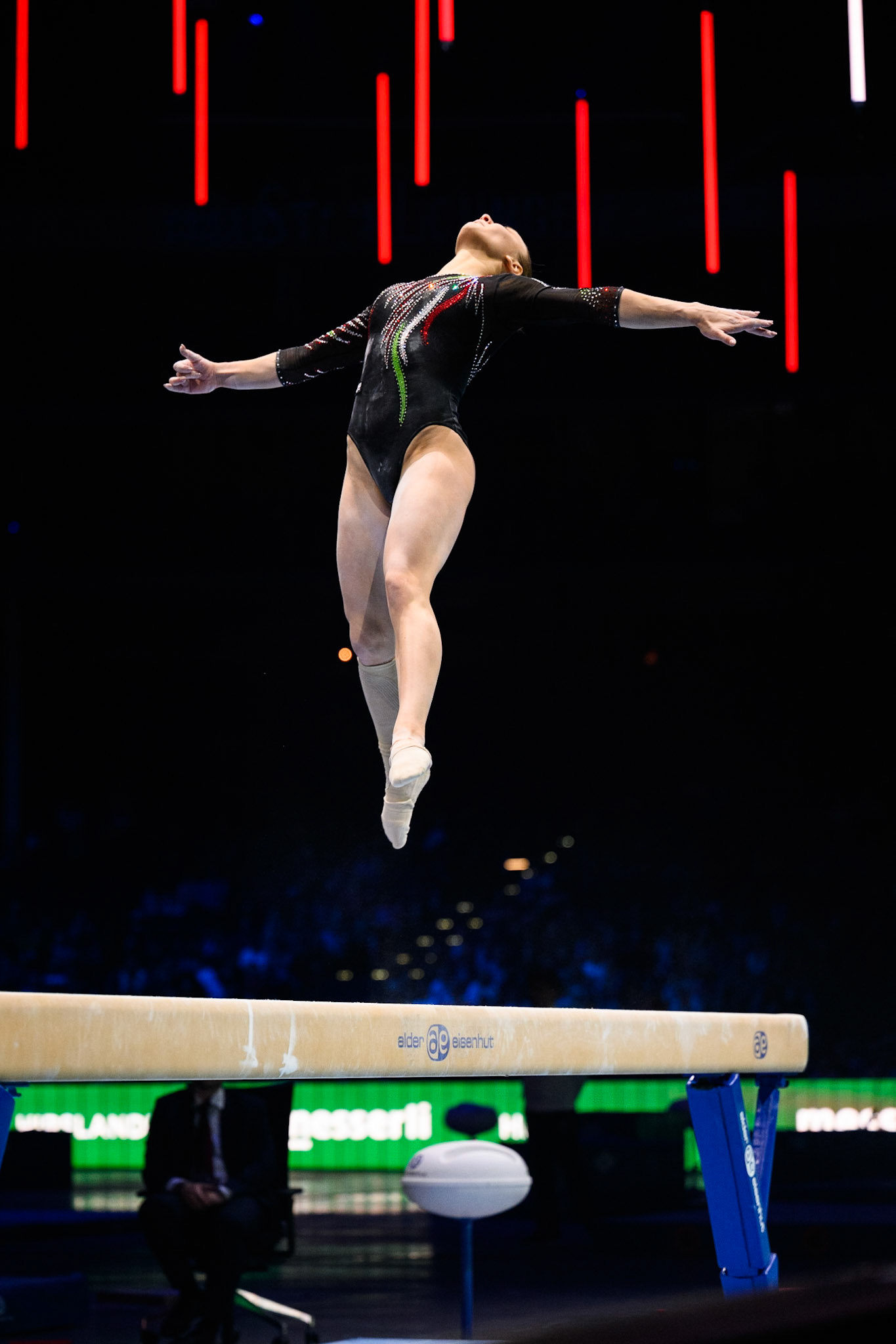 Swiss Cup Zurich 2022, Final, Balance BeamDepicted: Martina MaggioPhoto taken in Zurich, SUI on 2022-11-27Photo credits should read: Norman Seibert, CC BY-SA 4.0NIKON Z 9, NIKKOR Z 70-200mm f/2.8 VR S¹⁄₁₆₀₀ Sek. bei ƒ / 2,8File: DSC_3352.NEF