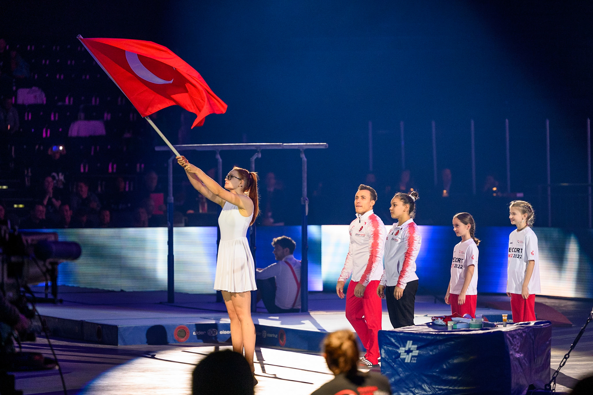 Swiss Cup Zurich 2022, Opening Ceremony, Depicted: Adem Asil, Bilge TarhanPhoto taken in Zurich, SUI on 2022-11-27Photo credits should read: Norman Seibert, CC BY-SA 4.0NIKON Z 9, NIKKOR Z 70-200mm f/2.8 VR S¹⁄₁₆₀₀ Sek. bei ƒ / 2,8File: DSC_8156.NEF