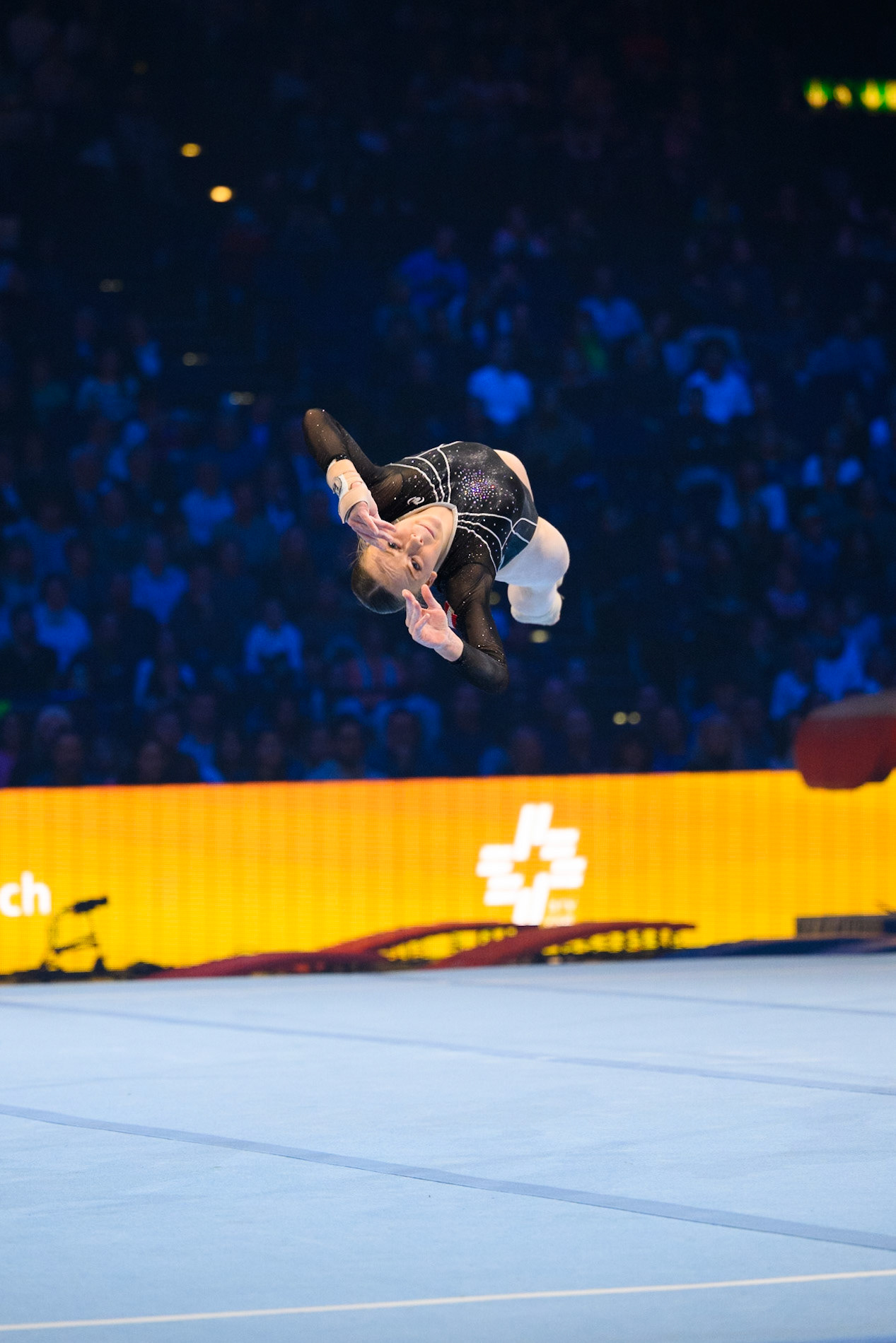 Swiss Cup Zurich 2022, Final, Floor ExerciseDepicted: Laura CasabuenaPhoto taken in Zurich, SUI on 2022-11-27Photo credits should read: Norman Seibert, CC BY-SA 4.0NIKON Z 9, NIKKOR Z 70-200mm f/2.8 VR S¹⁄₁₆₀₀ Sek. bei ƒ / 2,8File: DSC_2769.NEF