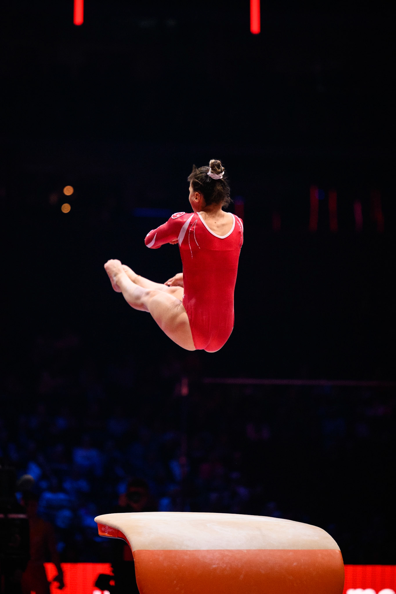 Swiss Cup Zurich 2022, Final, VaultDepicted: Bilge TarhanPhoto taken in Zurich, SUI on 2022-11-27Photo credits should read: Norman Seibert, CC BY-SA 4.0NIKON Z 9, NIKKOR Z 70-200mm f/2.8 VR S¹⁄₁₆₀₀ Sek. bei ƒ / 2,8File: DSC_2467.NEF