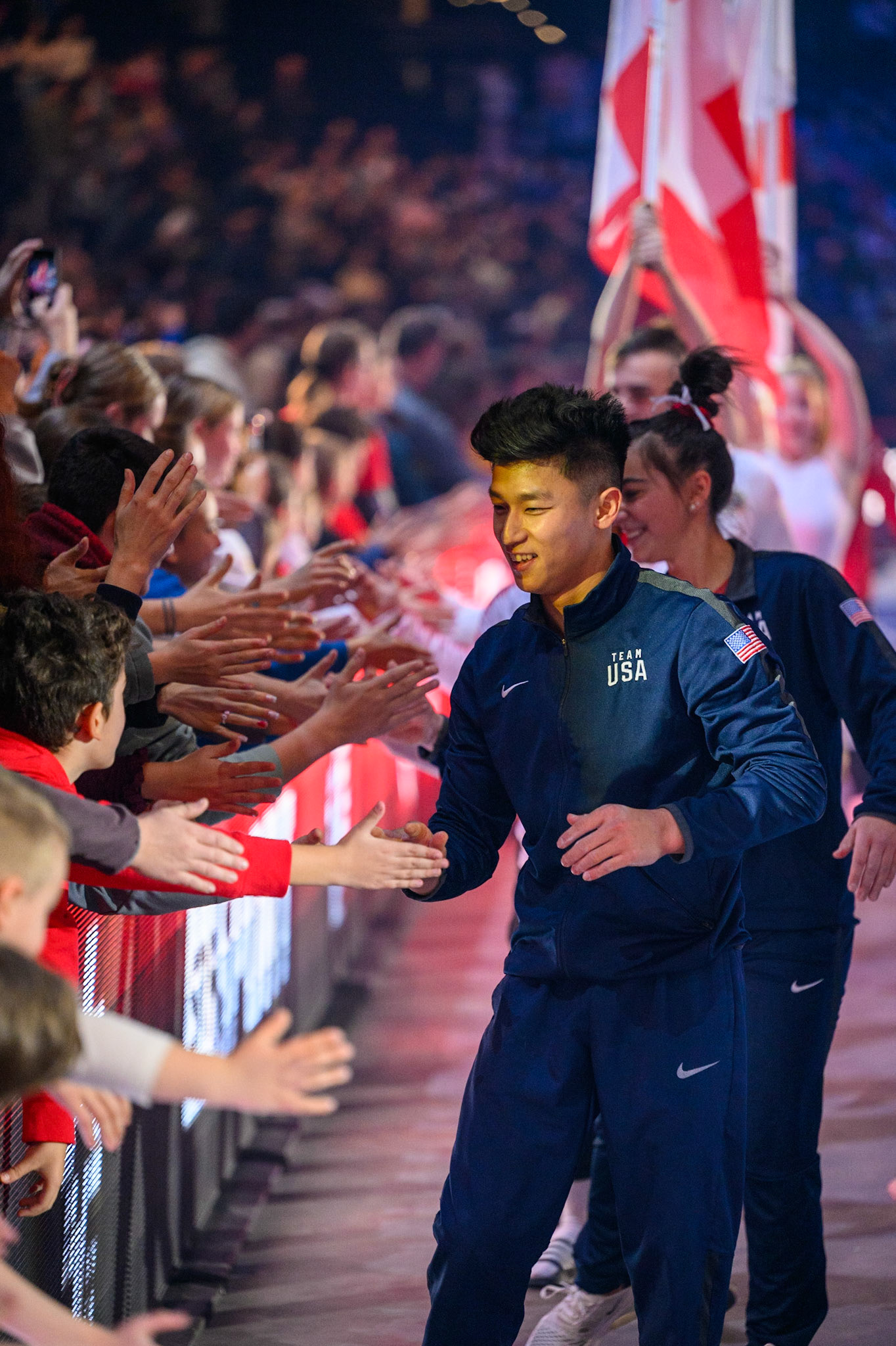 Swiss Cup Zurich 2022, Victory Ceremony, Depicted: Addison Fatta, Yul MoldauerPhoto taken in Zurich, SUI on 2022-11-27Photo credits should read: Norman Seibert, CC BY-SA 4.0NIKON Z 9, NIKKOR Z 70-200mm f/2.8 VR S¹⁄₈₀₀ Sek. bei ƒ / 2,8File: DSC_3498.NEF