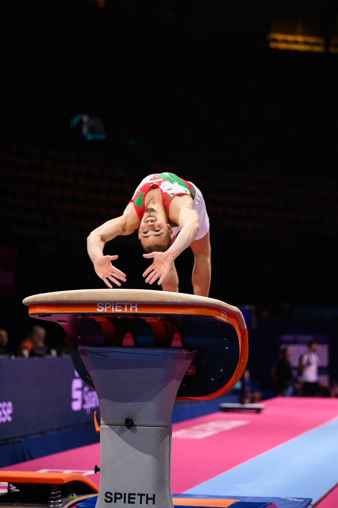 European Championships 2022, Podium Training, VaultDepicted: Bozhidar ZlatanovPhoto taken in Munich, DEU on 2022-08-17Photo credits should read: Norman Seibert, CC BY-SA 4.0NIKON Z 9, NIKKOR Z 70-200mm f/2.8 VR S¹⁄₁₆₀₀ Sek. bei ƒ / 2,8File: DSC_5109.NEF