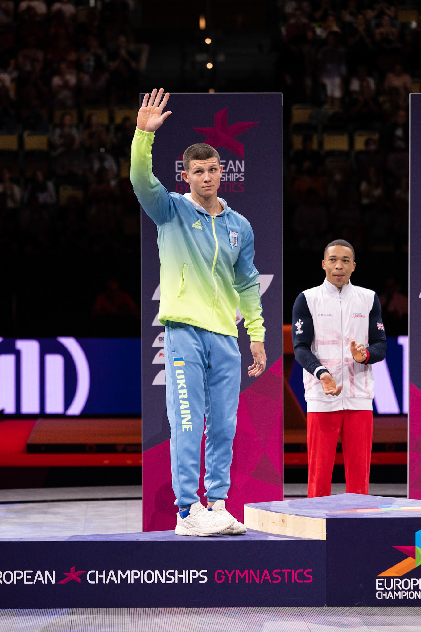 European Championships 2022, Apparatus Final, Parallel BarsDepicted: Illia KovtunPhoto taken in Munich, DEU on 2022-08-21Photo credits should read: Norman Seibert, CC BY-SA 4.0NIKON Z 9, NIKKOR Z 70-200mm f/2.8 VR S¹⁄₈₀₀ Sek. bei ƒ / 4,0File: DSC_6959.NEF