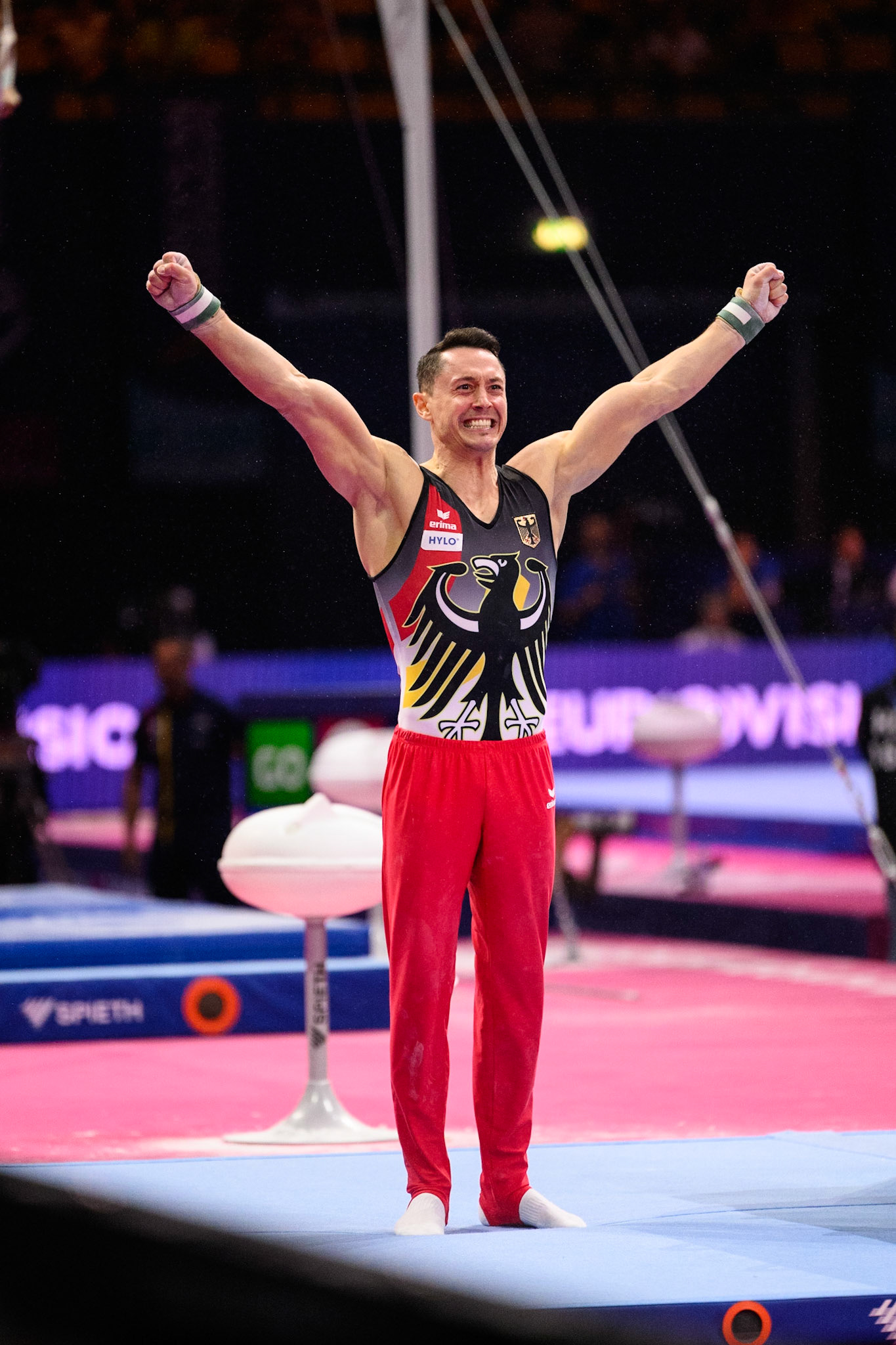 European Championships 2022, All-around Competition, Pommel HorseDepicted: Andreas TobaPhoto taken in Munich, DEU on 2022-08-18Photo credits should read: Norman Seibert, CC BY-SA 4.0NIKON Z 9, NIKKOR Z 70-200mm f/2.8 VR S¹⁄₁₆₀₀ Sek. bei ƒ / 2,8File: DSC_5465.NEF