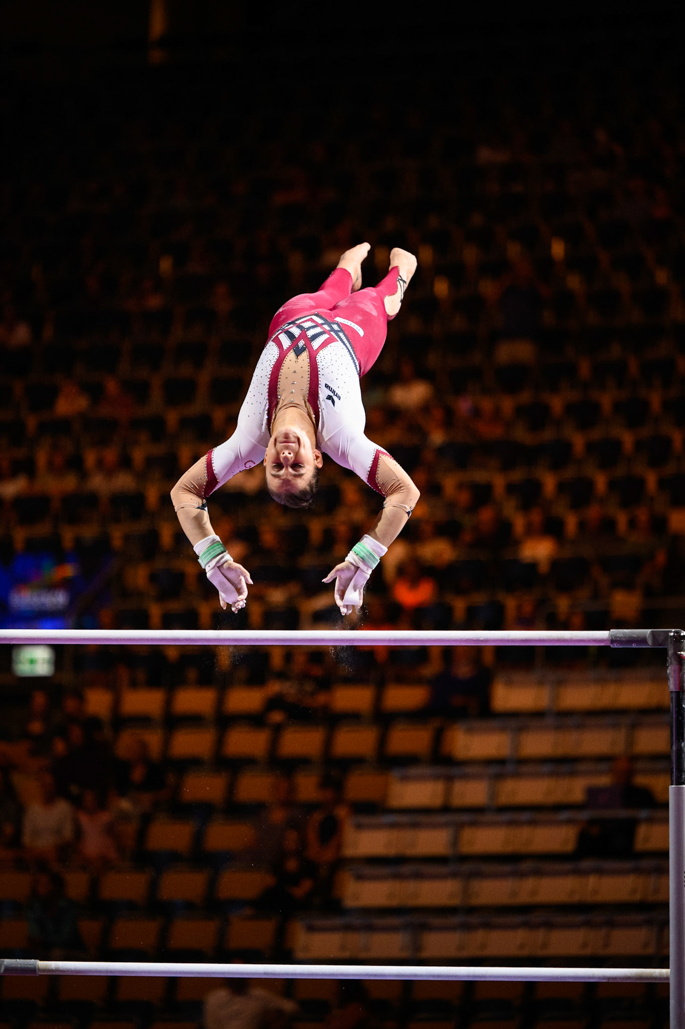 European Championships 2022, All-around Competition, Uneven BarsDepicted: Elisabeth SeitzPhoto taken in Munich, DEU on 2022-08-11Photo credits should read: Norman Seibert, CC BY-SA 4.0NIKON Z 9, NIKKOR Z 70-200mm f/2.8 VR S¹⁄₁₆₀₀ Sek. bei ƒ / 2,8File: DSC_9360.NEF