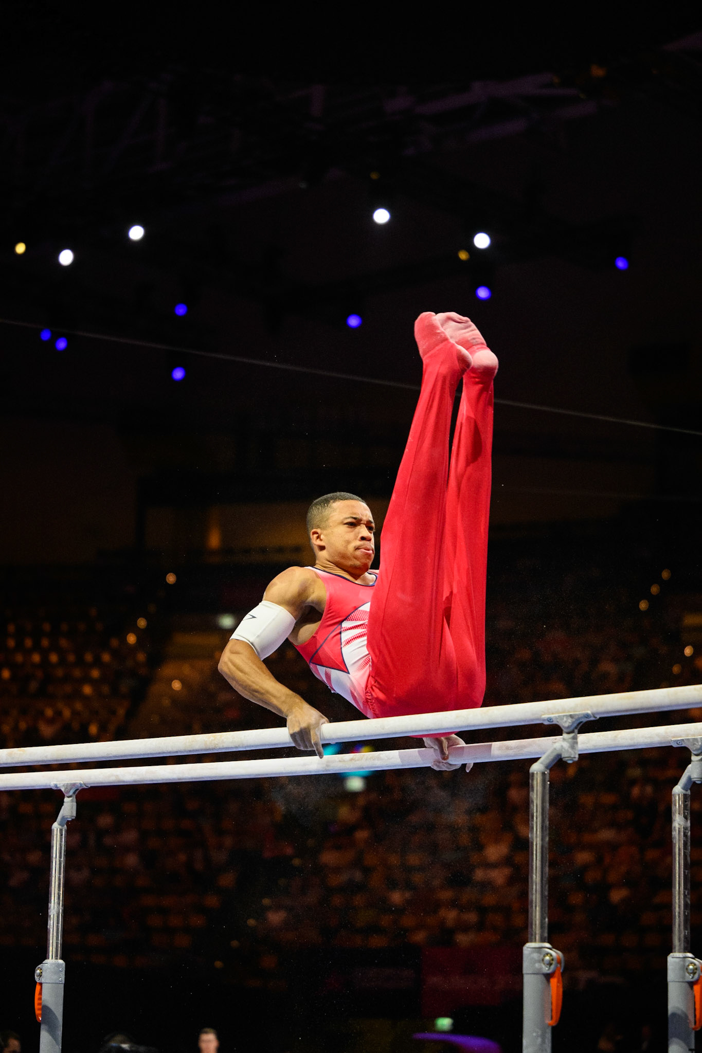 European Championships 2022, Apparatus Final, Parallel BarsDepicted: Joe FraserPhoto taken in Munich, DEU on 2022-08-21Photo credits should read: Norman Seibert, CC BY-SA 4.0NIKON Z 9, NIKKOR Z 70-200mm f/2.8 VR S¹⁄₁₆₀₀ Sek. bei ƒ / 2,8File: DSC_5562.NEF