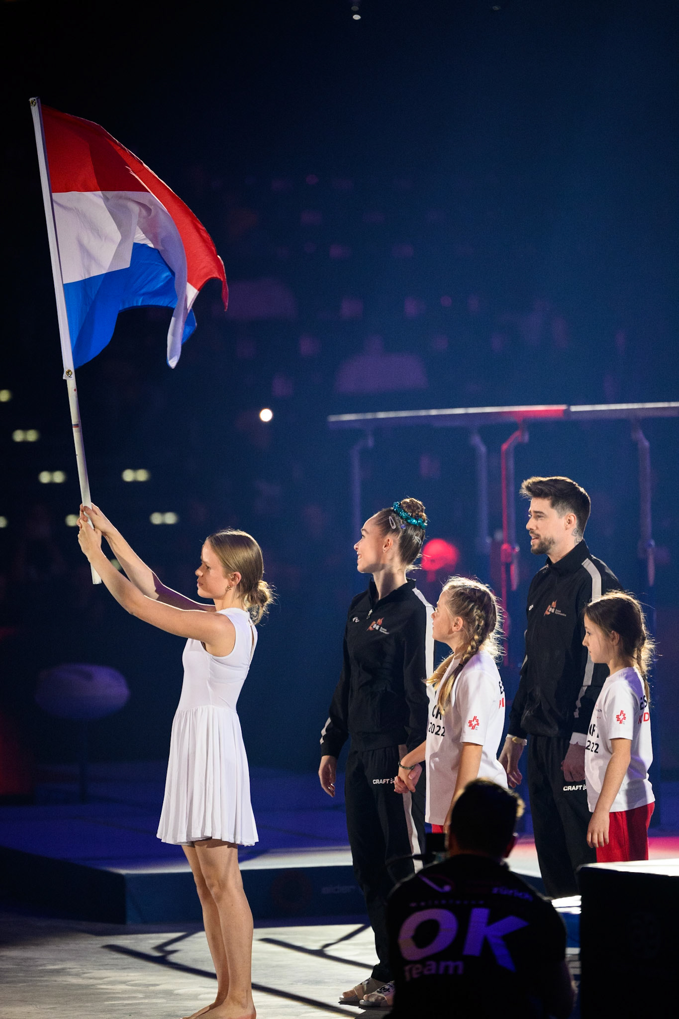 Swiss Cup Zurich 2022, Opening Ceremony, Depicted: Eythora Thorsdottir, Casimir SchmidtPhoto taken in Zurich, SUI on 2022-11-27Photo credits should read: Norman Seibert, CC BY-SA 4.0NIKON Z 9, NIKKOR Z 70-200mm f/2.8 VR S¹⁄₁₆₀₀ Sek. bei ƒ / 2,8File: DSC_8249.NEF