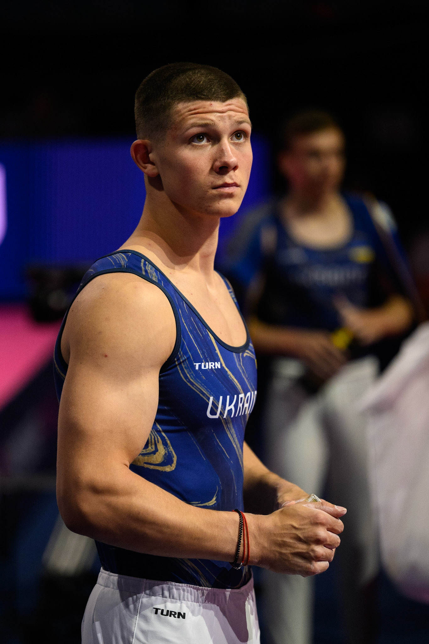 European Championships 2022, Podium Training, Parallel BarsDepicted: Illia KovtunPhoto taken in Munich, DEU on 2022-08-16Photo credits should read: Norman Seibert, CC BY-SA 4.0NIKON Z 9, NIKKOR Z 70-200mm f/2.8 VR S¹⁄₁₀₀₀ Sek. bei ƒ / 2,8File: DSC_2897.NEF