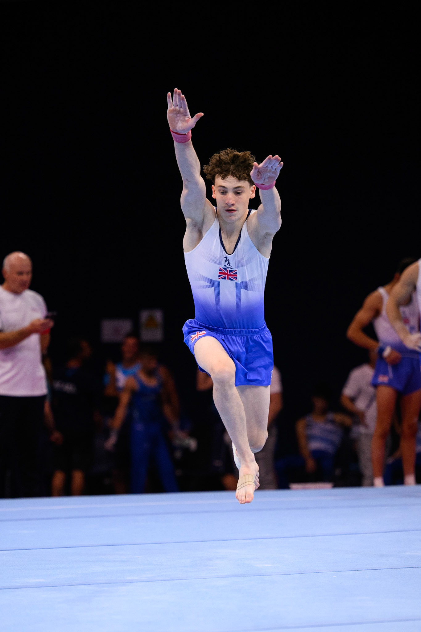European Championships 2022, Podium Training, Floor ExerciseDepicted: Reuben WardPhoto taken in Munich, DEU on 2022-08-17Photo credits should read: Norman Seibert, CC BY-SA 4.0NIKON Z 9, NIKKOR Z 70-200mm f/2.8 VR S¹⁄₁₆₀₀ Sek. bei ƒ / 2,8File: DSC_3736.NEF