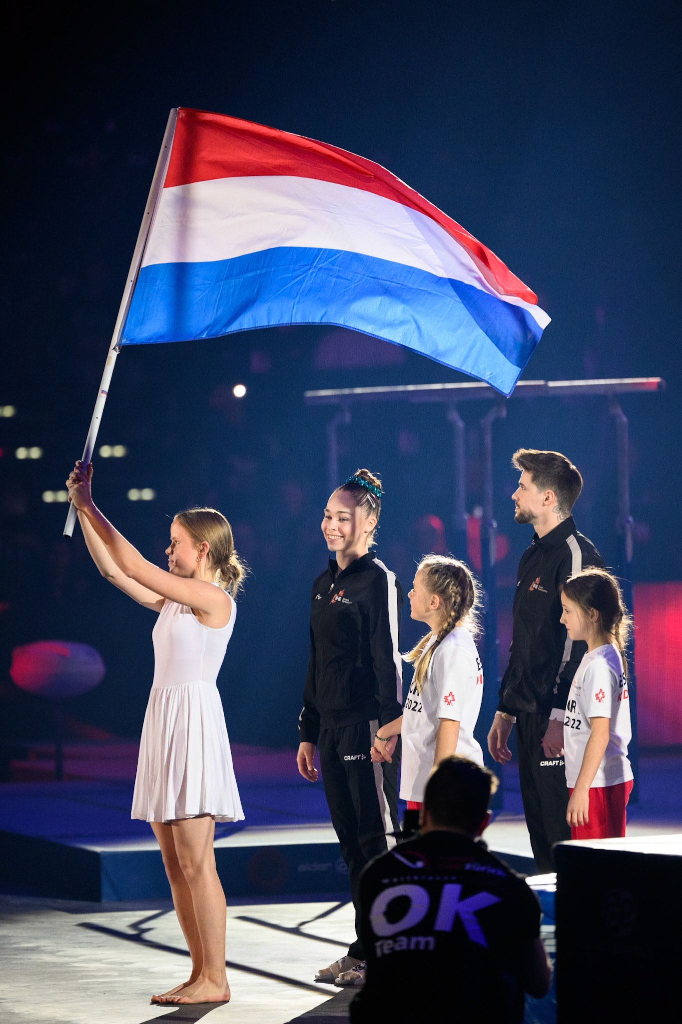Swiss Cup Zurich 2022, Opening Ceremony, Depicted: Eythora Thorsdottir, Casimir SchmidtPhoto taken in Zurich, SUI on 2022-11-27Photo credits should read: Norman Seibert, CC BY-SA 4.0NIKON Z 9, NIKKOR Z 70-200mm f/2.8 VR S¹⁄₁₆₀₀ Sek. bei ƒ / 2,8File: DSC_8253.NEF