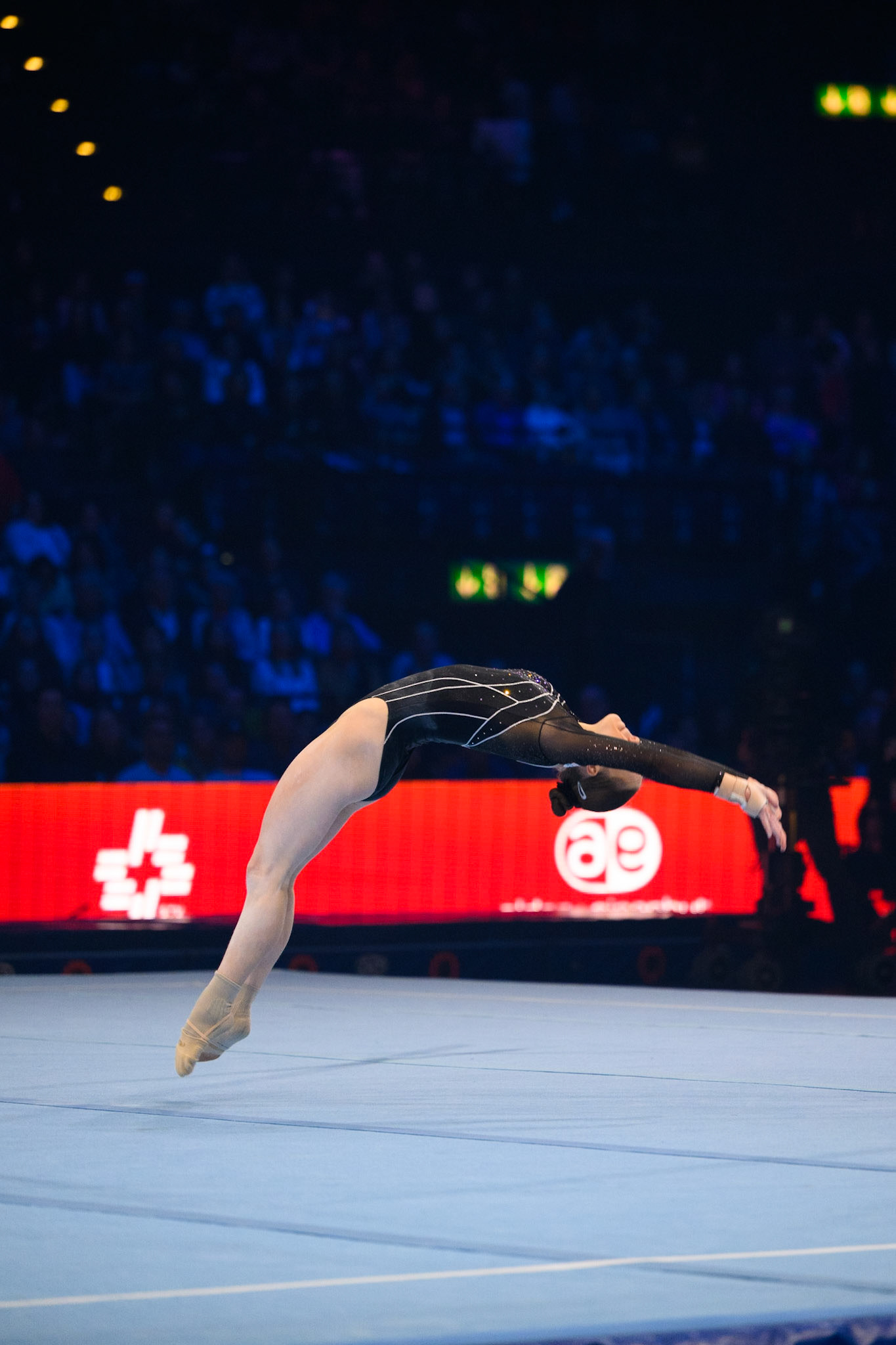 Swiss Cup Zurich 2022, Final, Floor ExerciseDepicted: Laura CasabuenaPhoto taken in Zurich, SUI on 2022-11-27Photo credits should read: Norman Seibert, CC BY-SA 4.0NIKON Z 9, NIKKOR Z 70-200mm f/2.8 VR S¹⁄₁₆₀₀ Sek. bei ƒ / 2,8File: DSC_2738.NEF