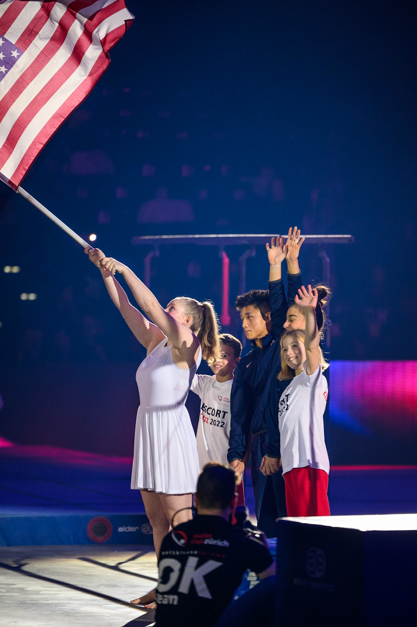 Swiss Cup Zurich 2022, Opening Ceremony, Depicted: Addison Fatta, Yul MoldauerPhoto taken in Zurich, SUI on 2022-11-27Photo credits should read: Norman Seibert, CC BY-SA 4.0NIKON Z 9, NIKKOR Z 70-200mm f/2.8 VR S¹⁄₁₆₀₀ Sek. bei ƒ / 2,8File: DSC_8260.NEF