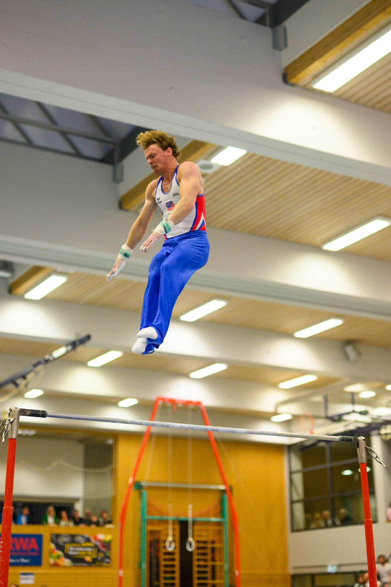 1. Bundesliga Kunstturnen: KTV Straubenhardt vs. TuS Vinnhorst, Competition, Horizontal BarDepicted: Mika-Tom SäfkenPhoto taken in Straubenhardt, DEU on 2023-04-22Photo credits should read: Norman SeibertNIKON Z 9, NIKKOR Z 50mm f/1.2 S¹⁄₁₂₅₀ Sek. bei ƒ / 1,6File: DSC_8789.NEF
