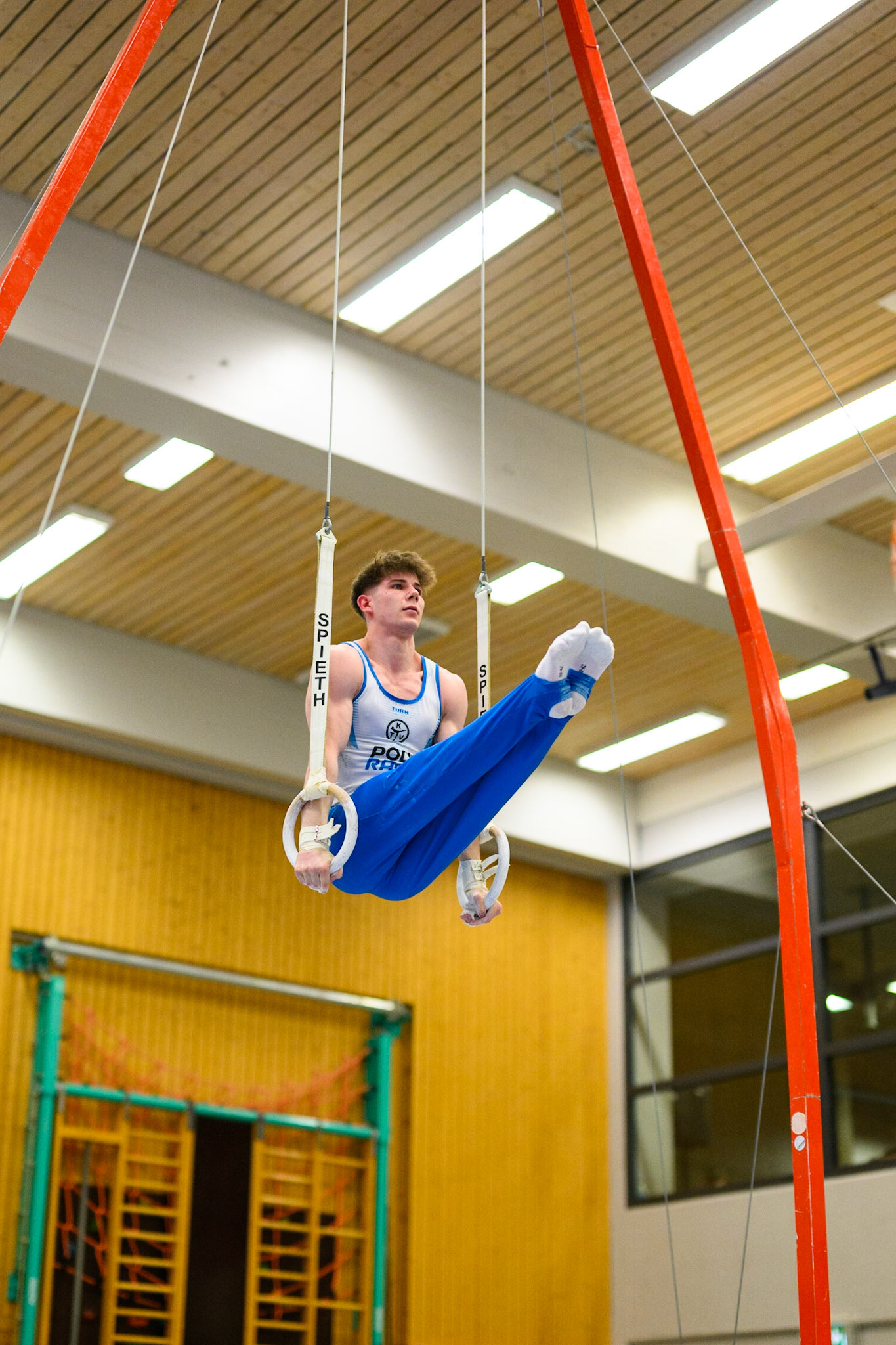 1. Bundesliga Kunstturnen: KTV Straubenhardt vs. TuS Vinnhorst, Competition, Still RingsDepicted: Dario SissakisPhoto taken in Straubenhardt, DEU on 2023-04-22Photo credits should read: Norman SeibertNIKON Z 9, NIKKOR Z 50mm f/1.2 S¹⁄₁₂₅₀ Sek. bei ƒ / 1,6File: DSC_4698.NEF