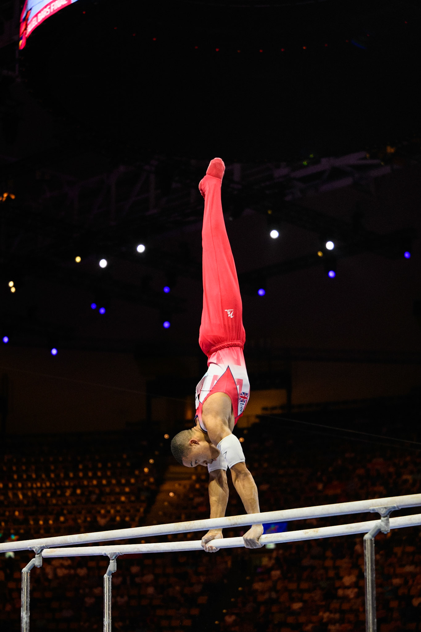 European Championships 2022, Apparatus Final, Parallel BarsDepicted: Joe FraserPhoto taken in Munich, DEU on 2022-08-21Photo credits should read: Norman Seibert, CC BY-SA 4.0NIKON Z 9, NIKKOR Z 70-200mm f/2.8 VR S¹⁄₁₆₀₀ Sek. bei ƒ / 2,8File: DSC_5616.NEF