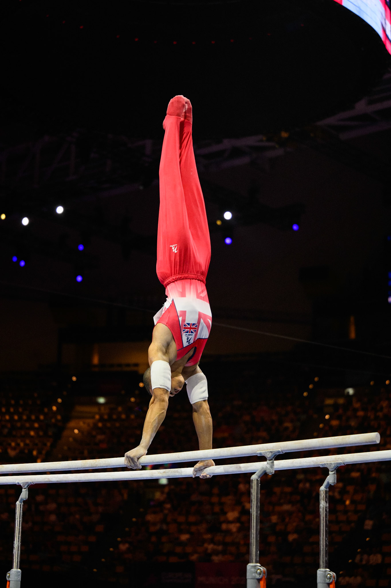 European Championships 2022, Apparatus Final, Parallel BarsDepicted: Joe FraserPhoto taken in Munich, DEU on 2022-08-21Photo credits should read: Norman Seibert, CC BY-SA 4.0NIKON Z 9, NIKKOR Z 70-200mm f/2.8 VR S¹⁄₁₆₀₀ Sek. bei ƒ / 2,8File: DSC_5604.NEF