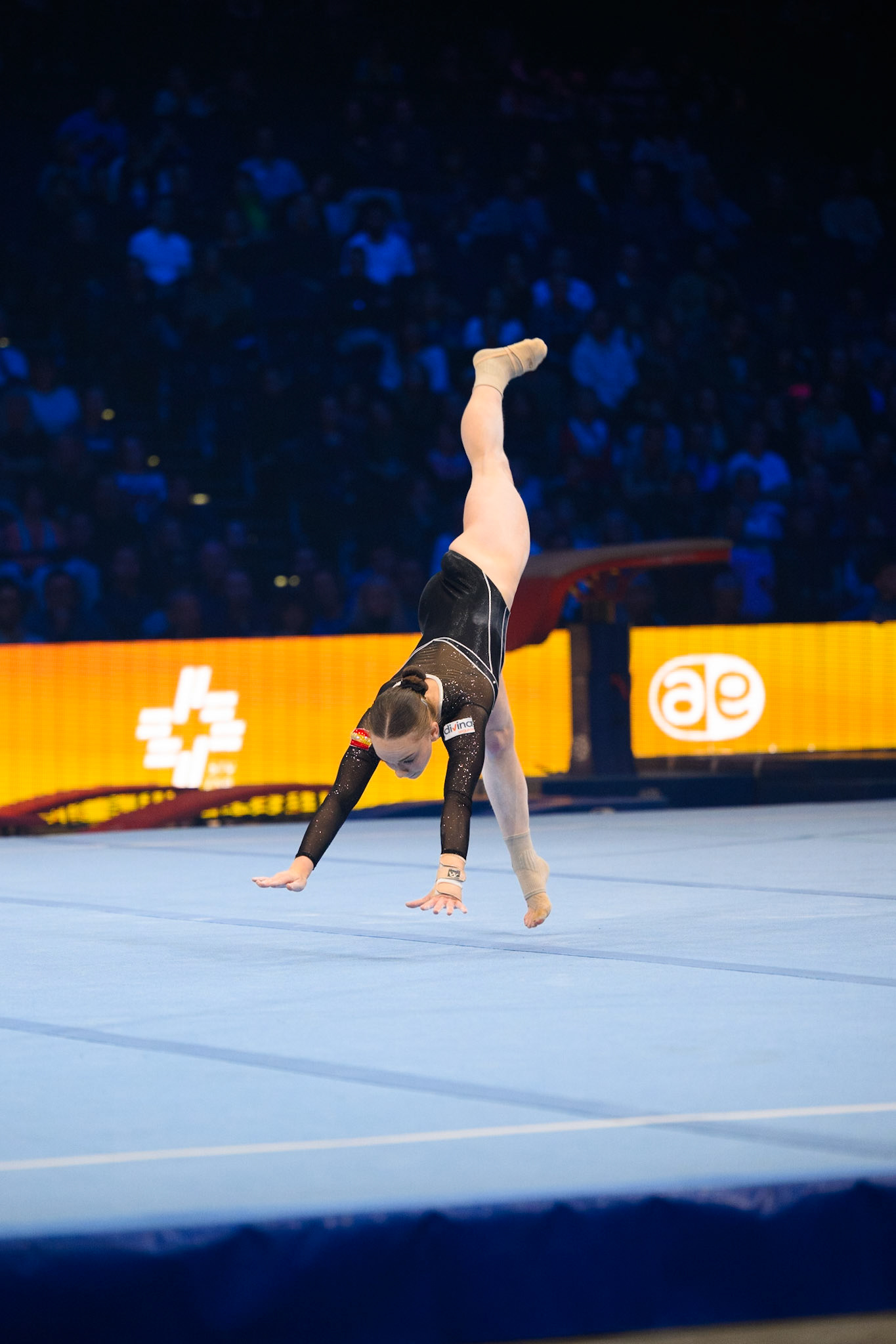 Swiss Cup Zurich 2022, Final, Floor ExerciseDepicted: Laura CasabuenaPhoto taken in Zurich, SUI on 2022-11-27Photo credits should read: Norman Seibert, CC BY-SA 4.0NIKON Z 9, NIKKOR Z 70-200mm f/2.8 VR S¹⁄₁₆₀₀ Sek. bei ƒ / 2,8File: DSC_2764.NEF