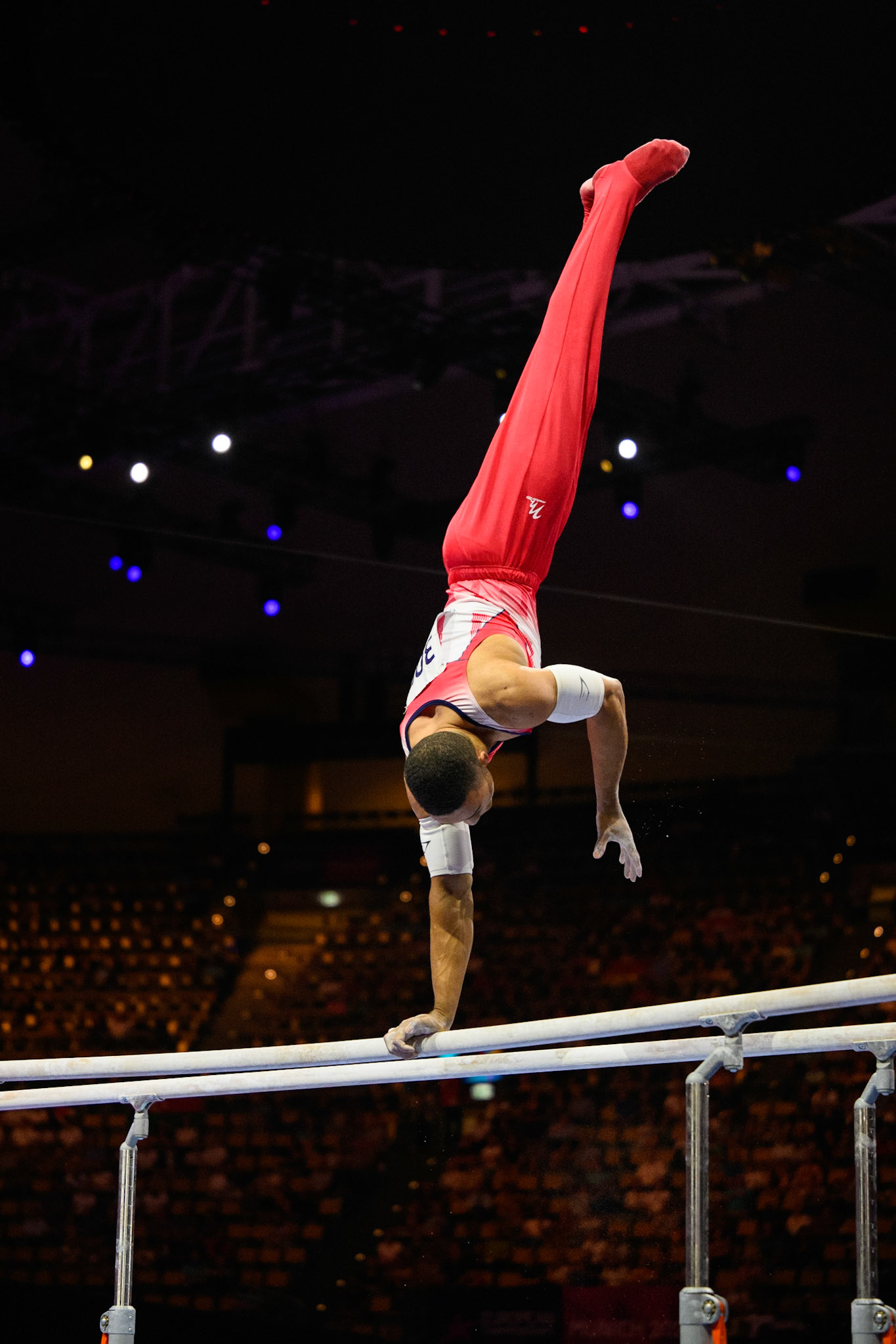 European Championships 2022, Apparatus Final, Parallel BarsDepicted: Joe FraserPhoto taken in Munich, DEU on 2022-08-21Photo credits should read: Norman Seibert, CC BY-SA 4.0NIKON Z 9, NIKKOR Z 70-200mm f/2.8 VR S¹⁄₁₆₀₀ Sek. bei ƒ / 2,8File: DSC_5580.NEF