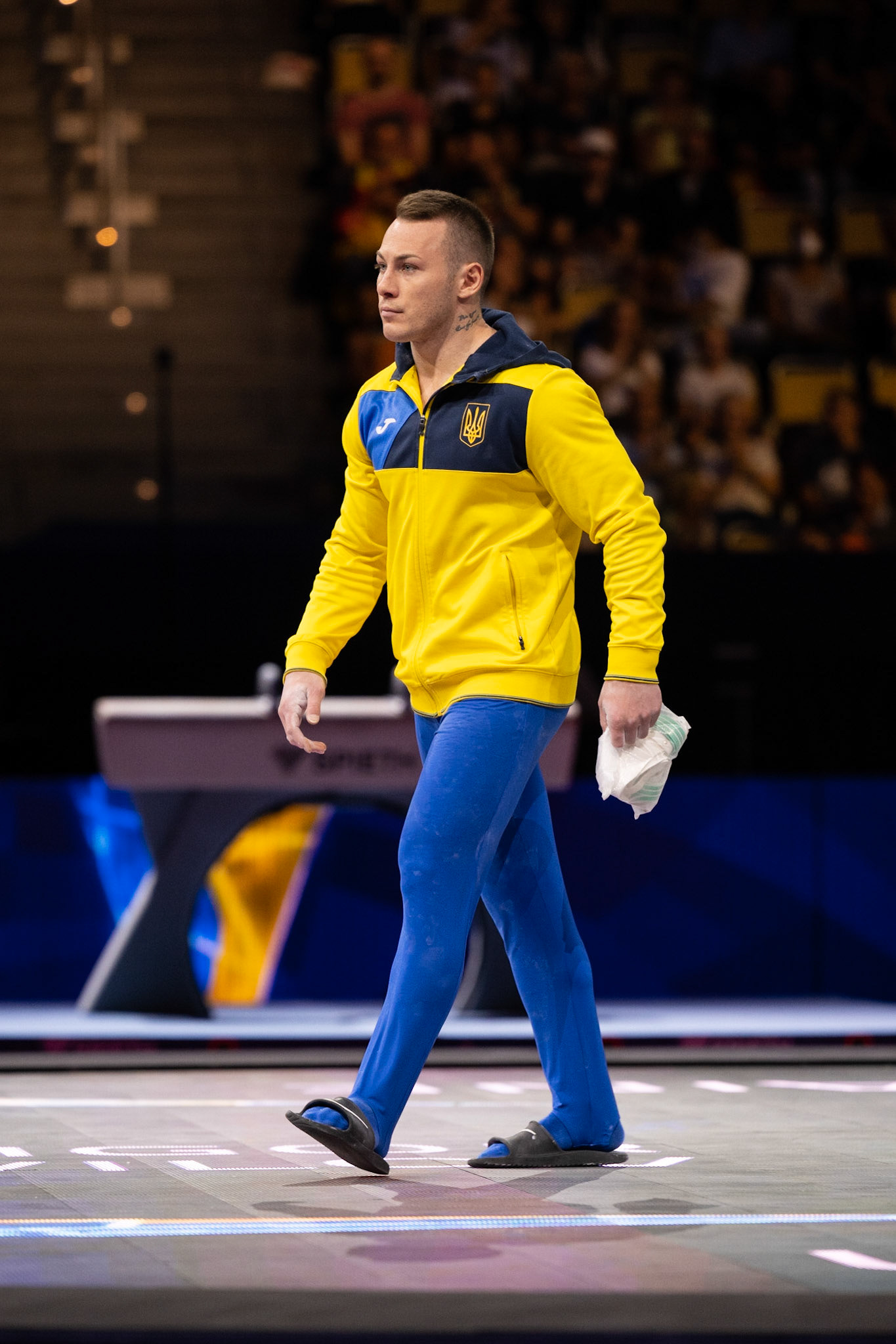 European Championships 2022, Apparatus Final, Presentation of AthletesDepicted: Igor RadivilovPhoto taken in Munich, DEU on 2022-08-21Photo credits should read: Norman Seibert, CC BY-SA 4.0NIKON Z 9, NIKKOR Z 70-200mm f/2.8 VR S¹⁄₈₀₀ Sek. bei ƒ / 4,0File: DSC_2003.NEF
