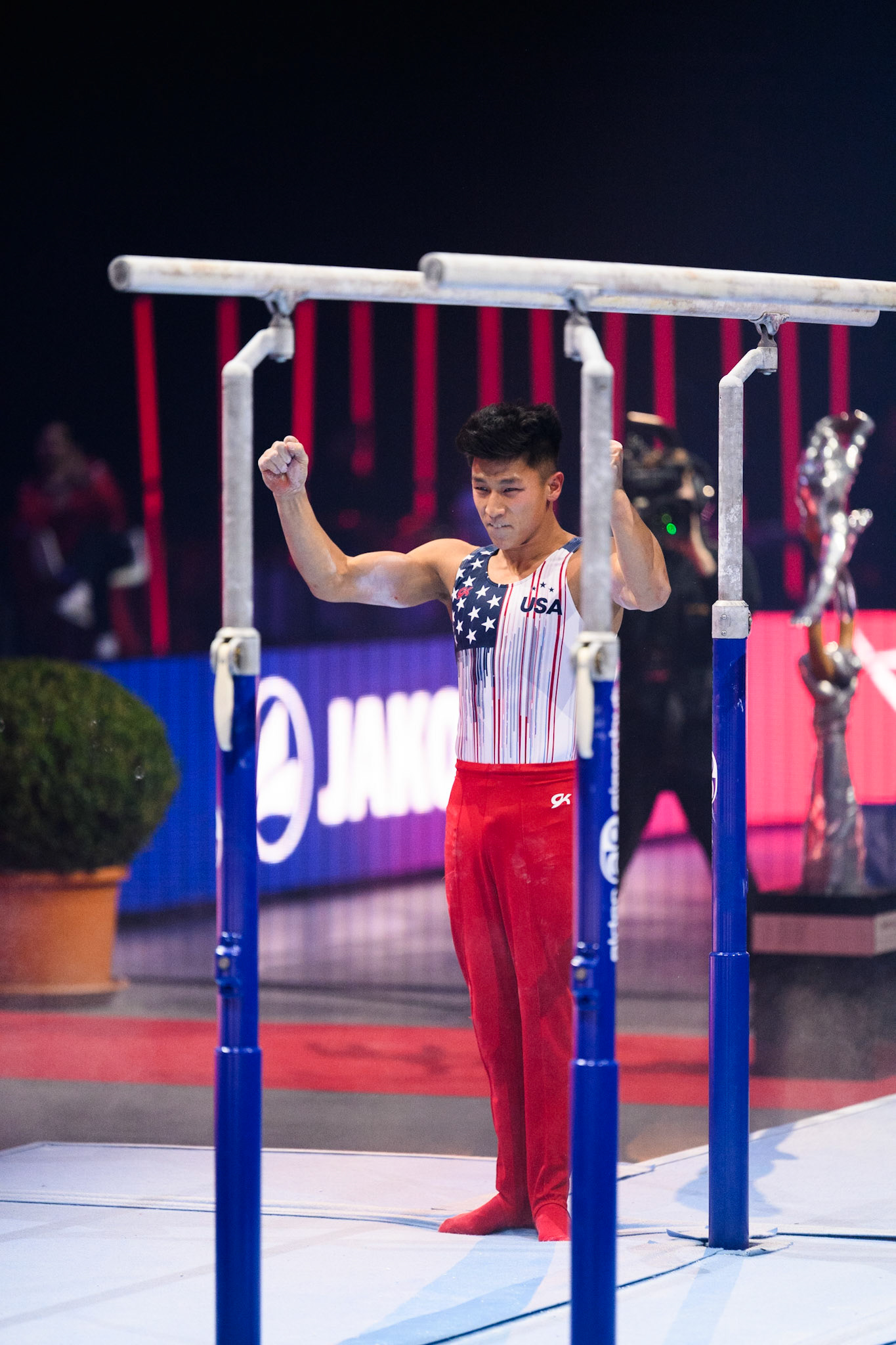 Swiss Cup Zurich 2022, Final, Parallel BarsDepicted: Yul MoldauerPhoto taken in Zurich, SUI on 2022-11-27Photo credits should read: Norman Seibert, CC BY-SA 4.0NIKON Z 9, NIKKOR Z 70-200mm f/2.8 VR S¹⁄₁₆₀₀ Sek. bei ƒ / 2,8File: DSC_3011.NEF