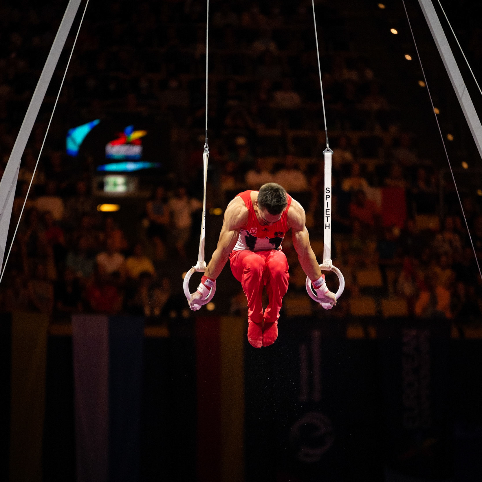 European Championships 2022, Apparatus Final, Still RingsDepicted: Vinzenz HöckPhoto taken in Munich, DEU on 2022-08-21Photo credits should read: Norman Seibert, CC BY-SA 4.0NIKON Z 9, NIKKOR Z 70-200mm f/2.8 VR S¹⁄₁₆₀₀ Sek. bei ƒ / 2,8File: DSC_3101.NEF
