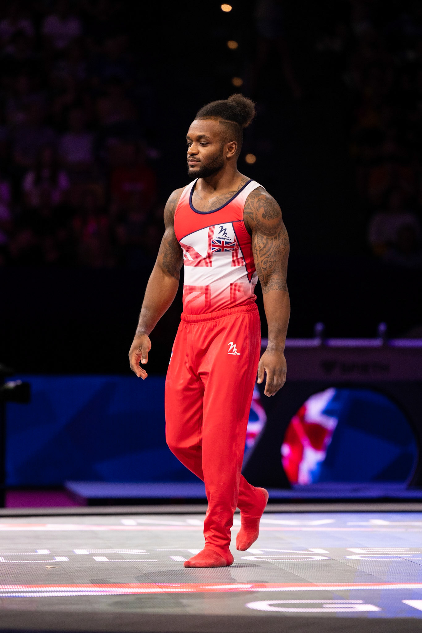 European Championships 2022, Apparatus Final, Presentation of AthletesDepicted: Courtney TullochPhoto taken in Munich, DEU on 2022-08-21Photo credits should read: Norman Seibert, CC BY-SA 4.0NIKON Z 9, NIKKOR Z 70-200mm f/2.8 VR S¹⁄₈₀₀ Sek. bei ƒ / 4,0File: DSC_2103.NEF