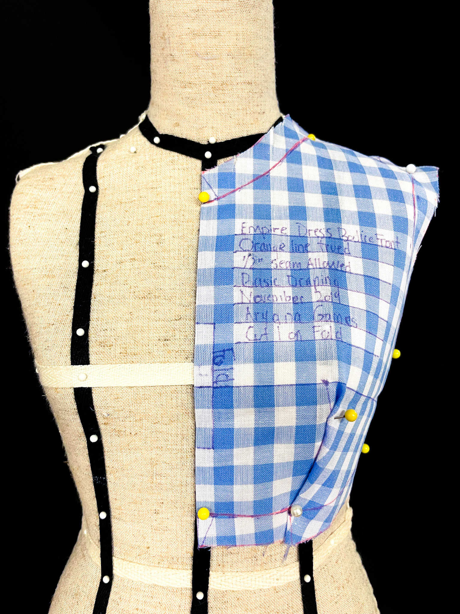 Empire Bodice Front Drape