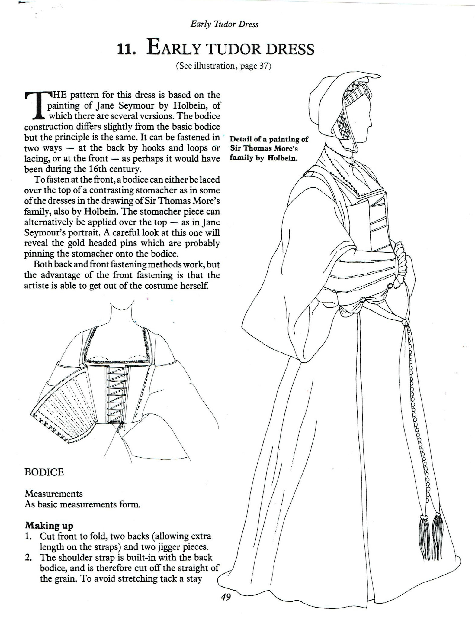Reference Image copied from Costumes for Stage and Screen by Jean Hunnisett