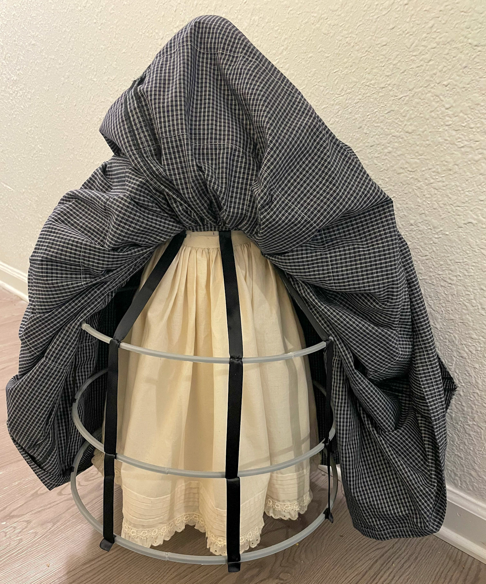 Skirt with Hoop Skirt