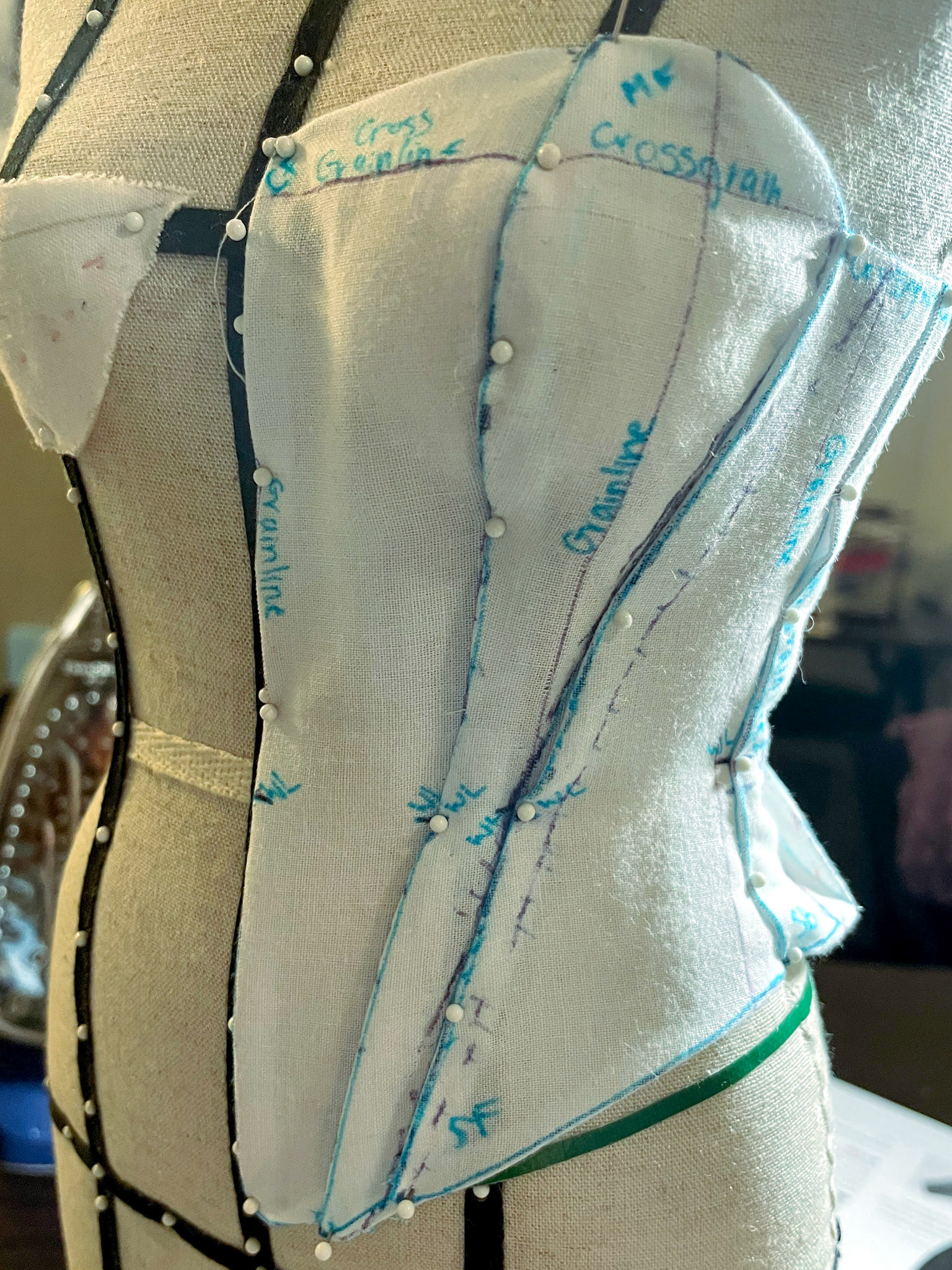 Corset Front Drape