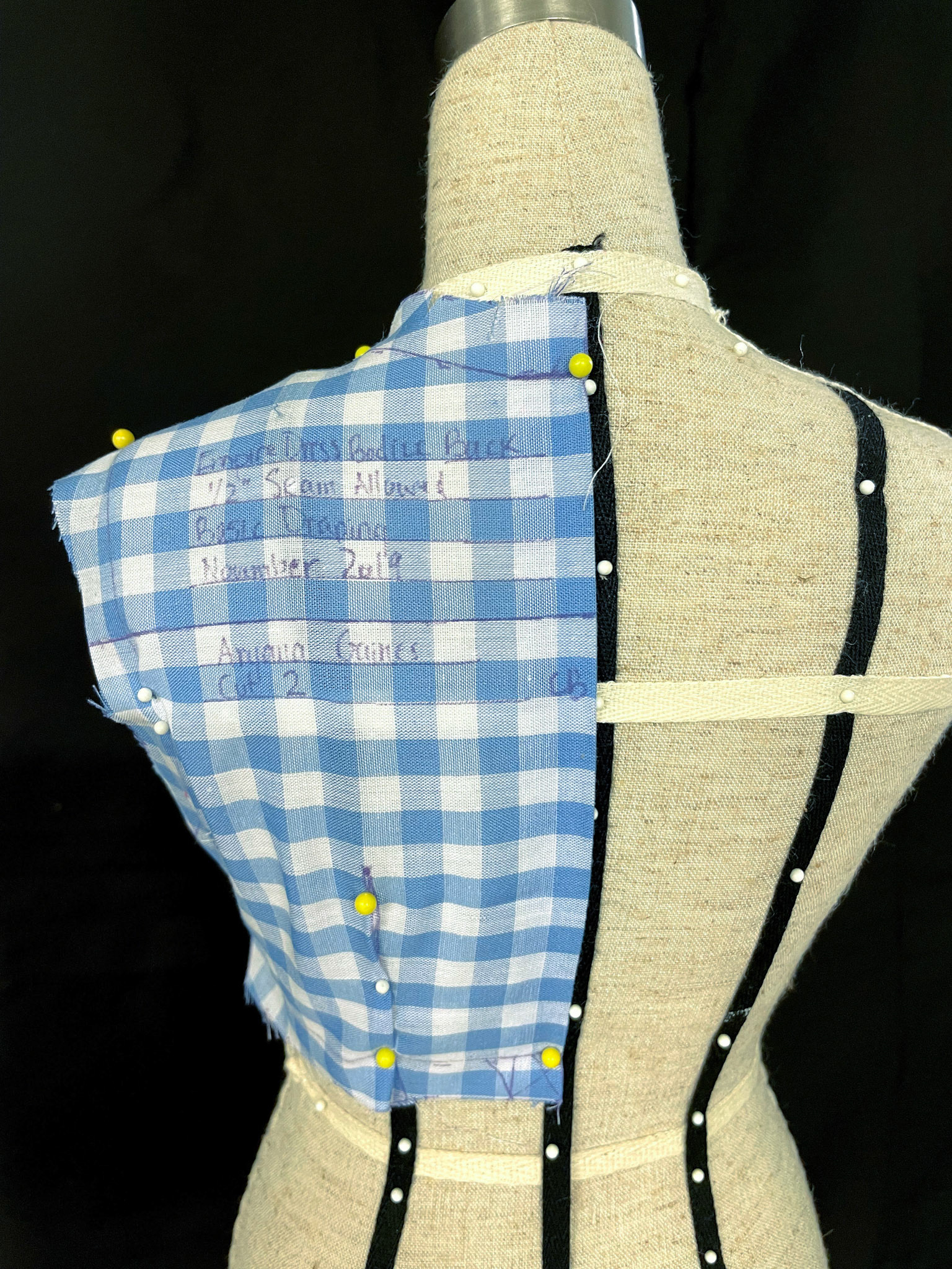 Empire Bodice Back Drape