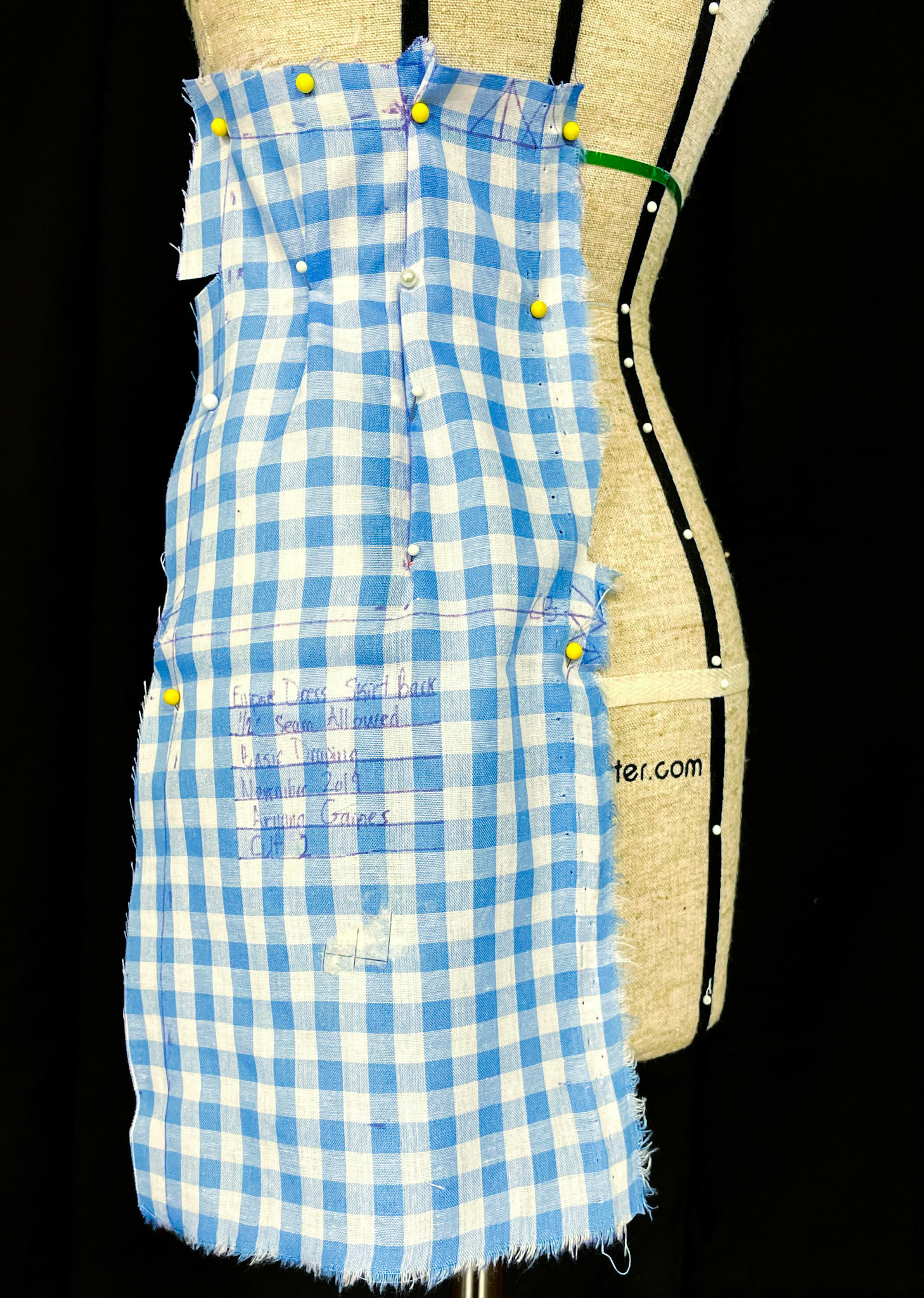Empire Skirt Back Drape