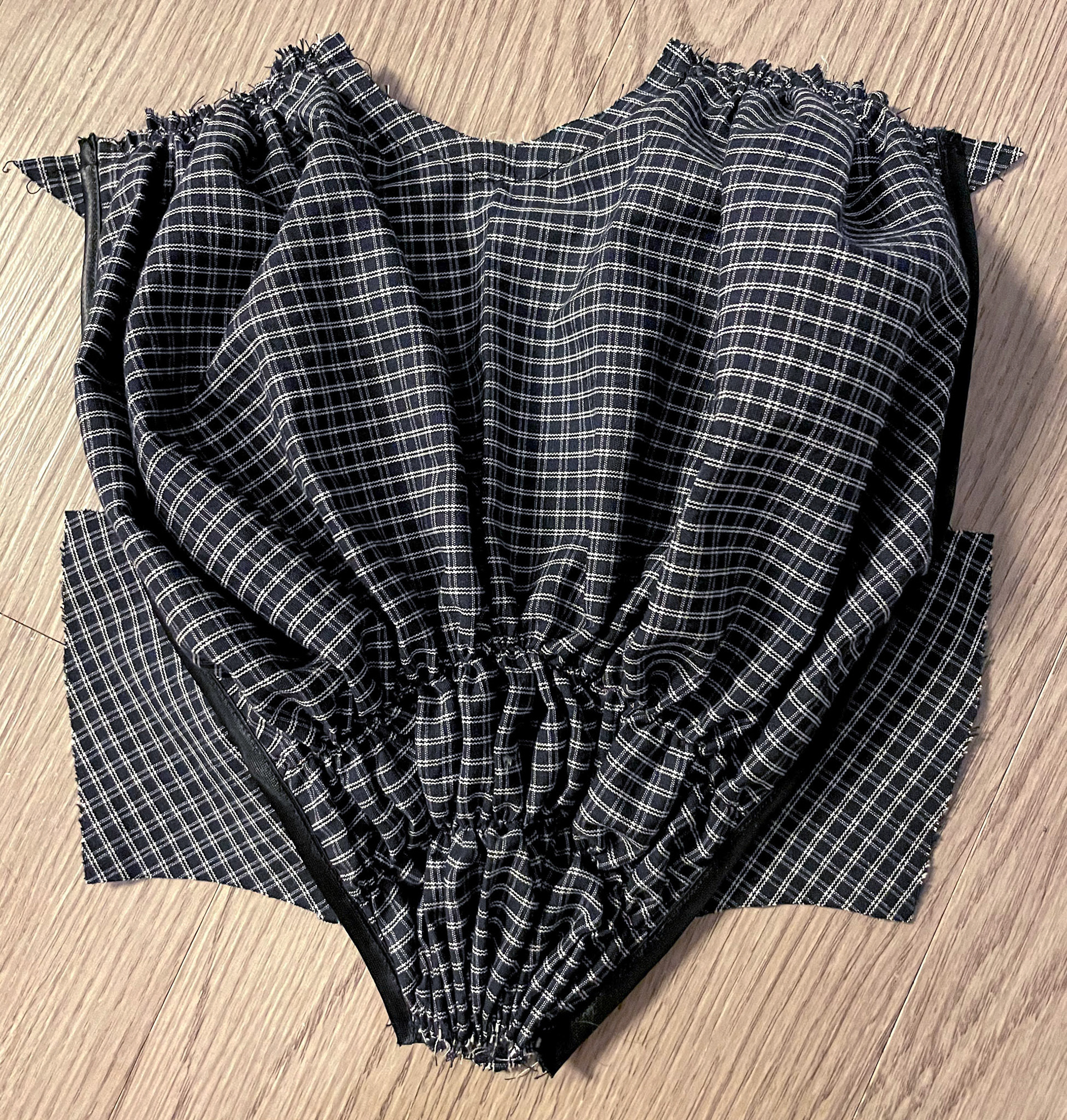 Bodice Front and Overlay