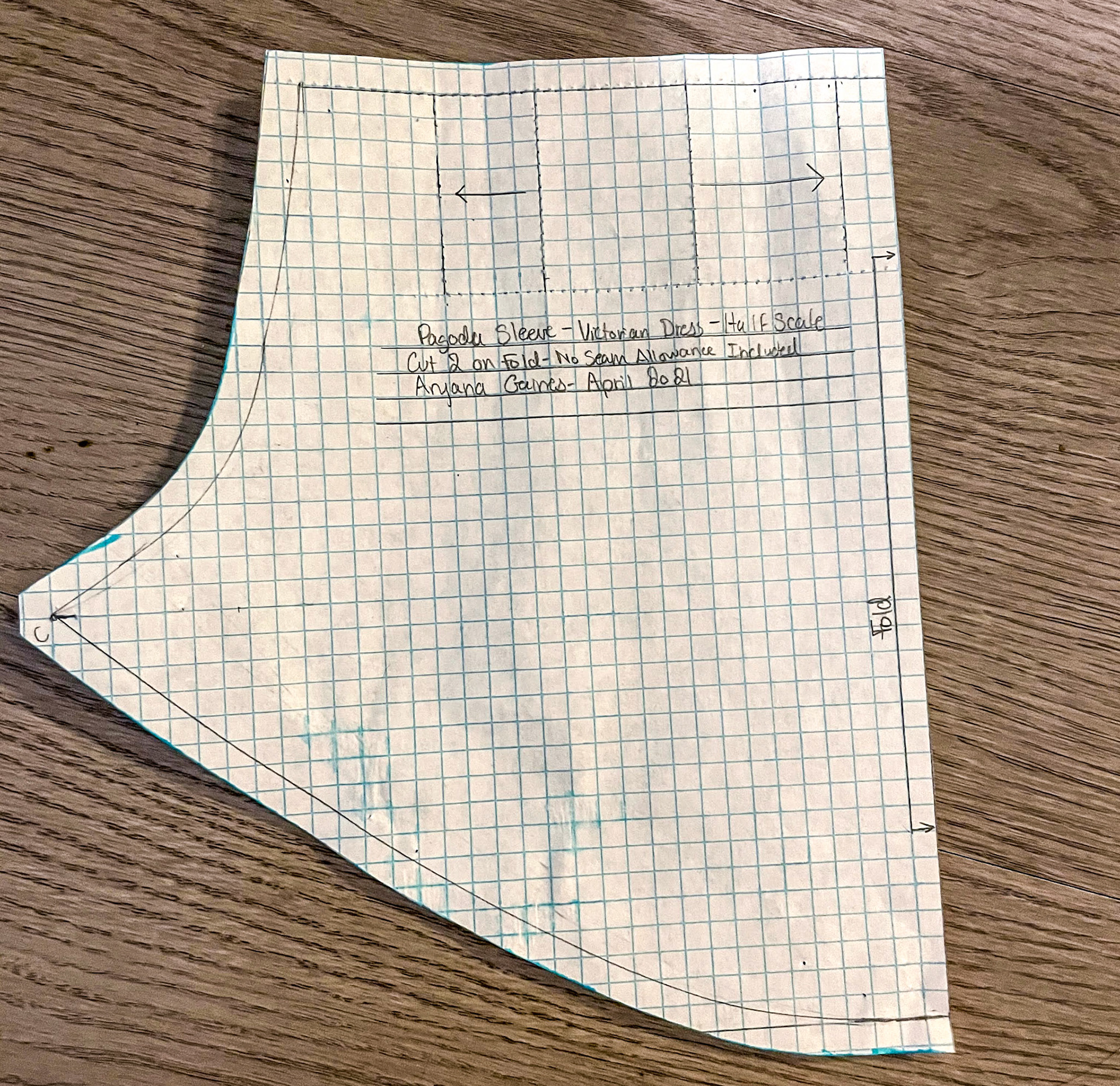 Pagoda Sleeve Pattern