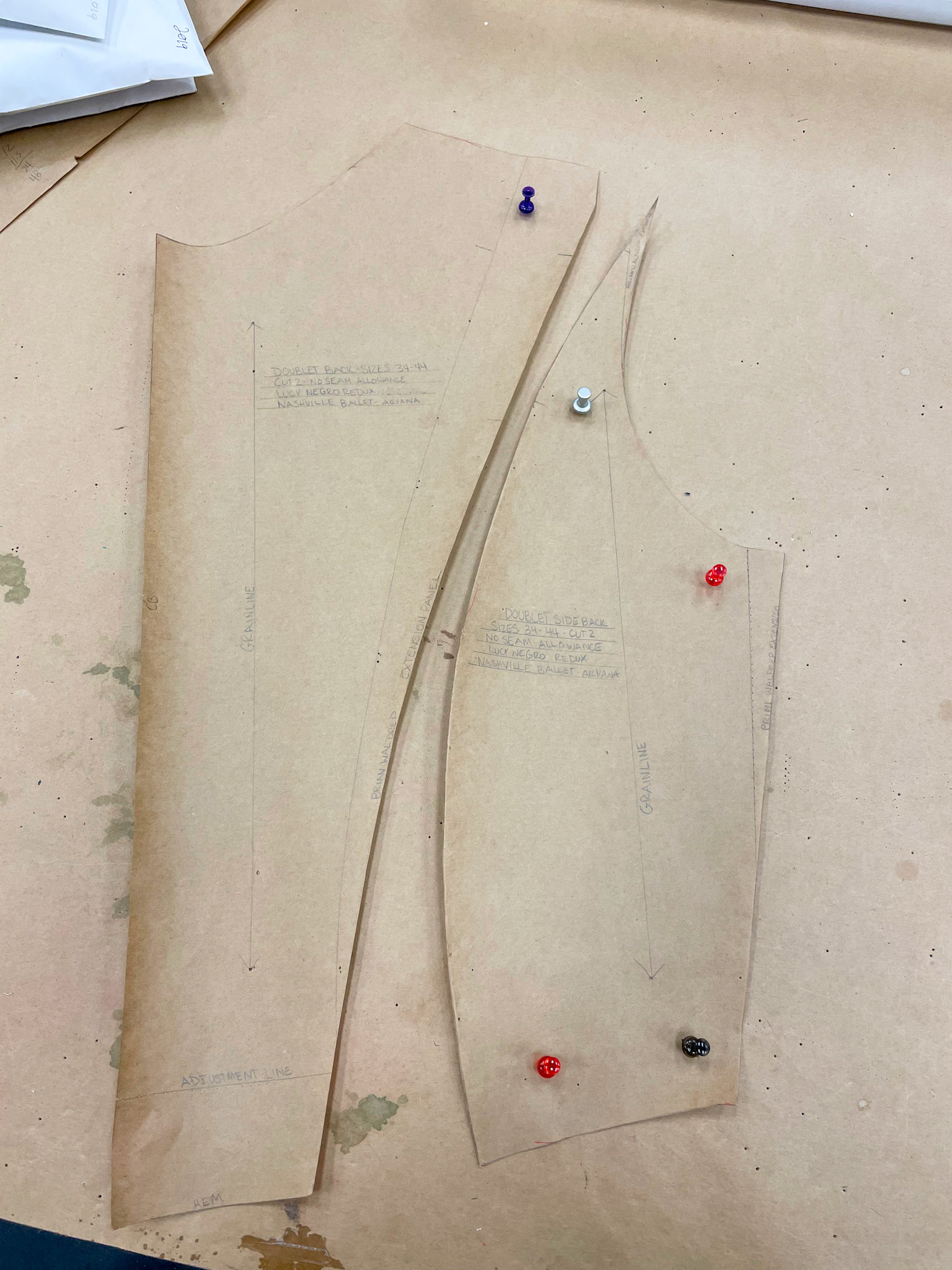 Shakespeare Doublet Paper Pattern