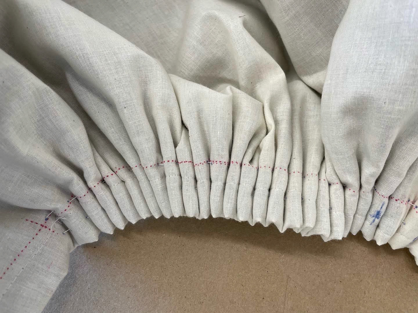 Muslin Mockup of Breeches