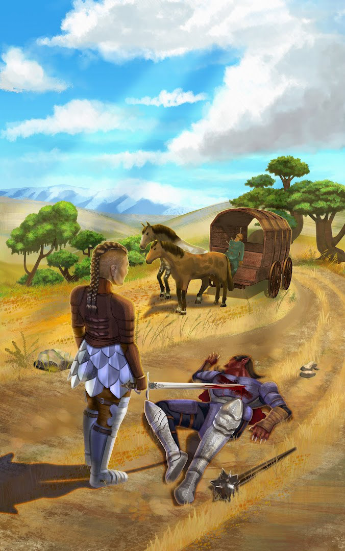 Cover Illustration for Orc Hai! by Thomas Fulton