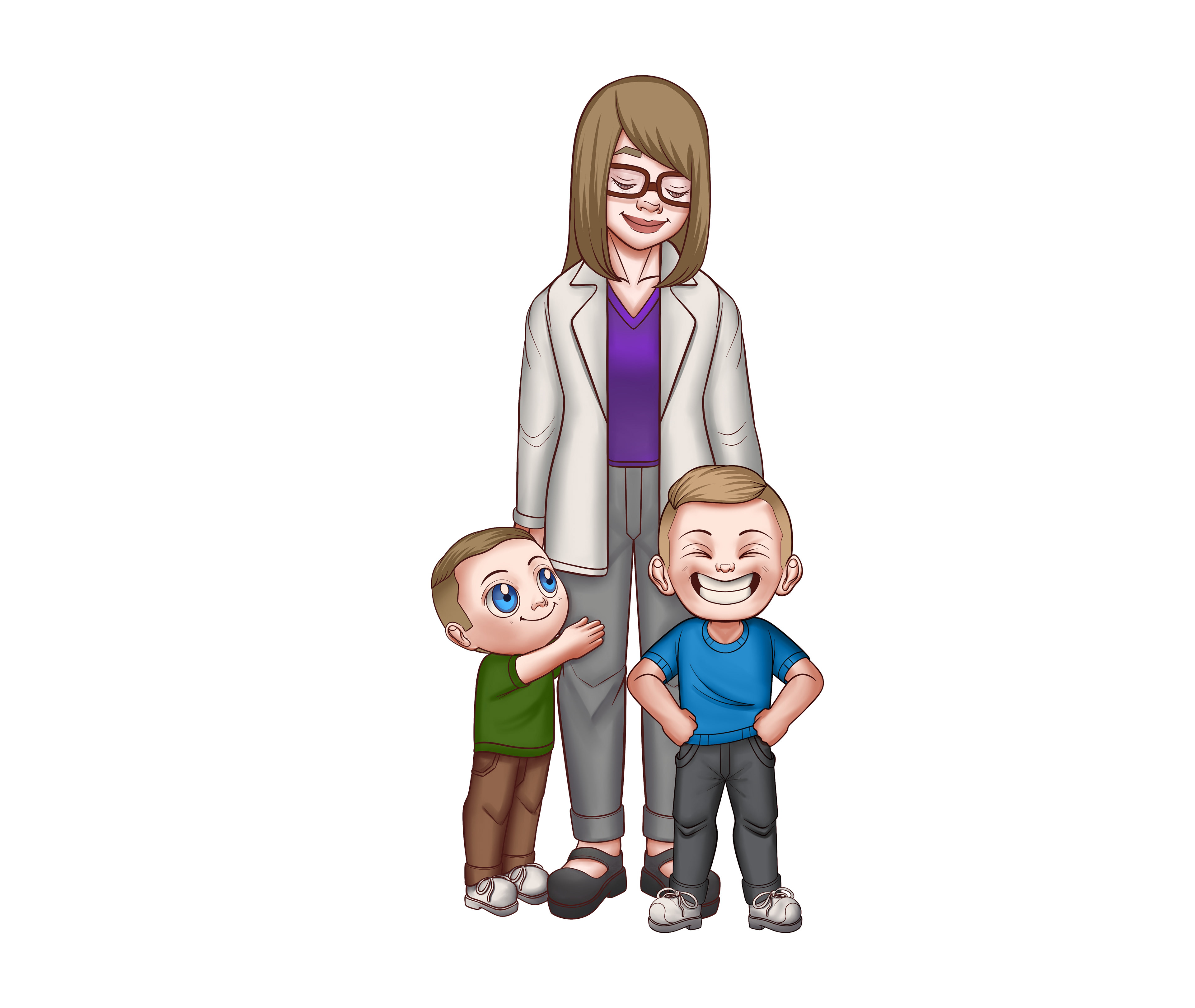Cover Illustration for My Mommy is a Nurse Practitioner by Kim Harkness
