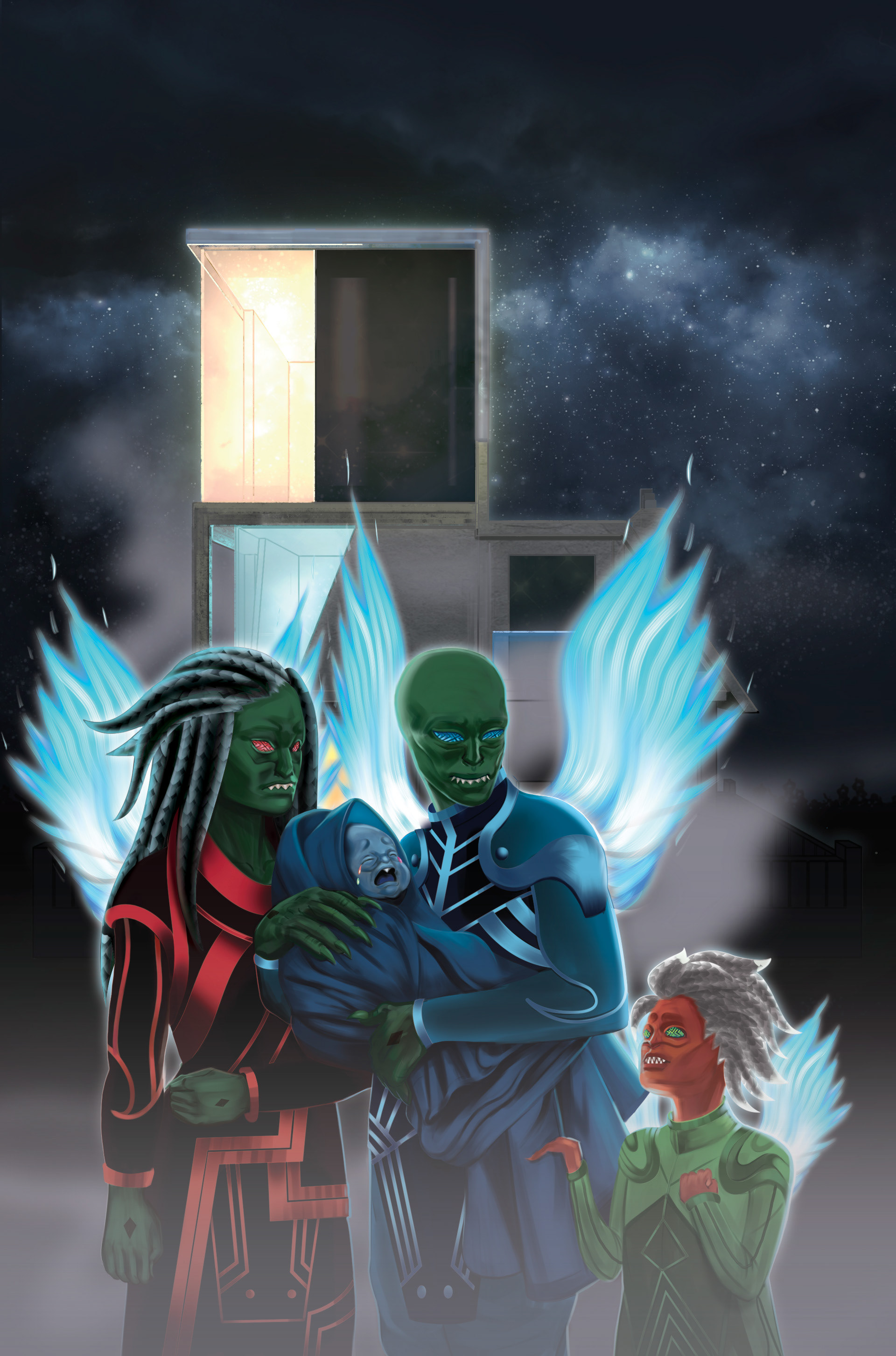 Cover Illustration for House of Love by Dahlia MacEachern
